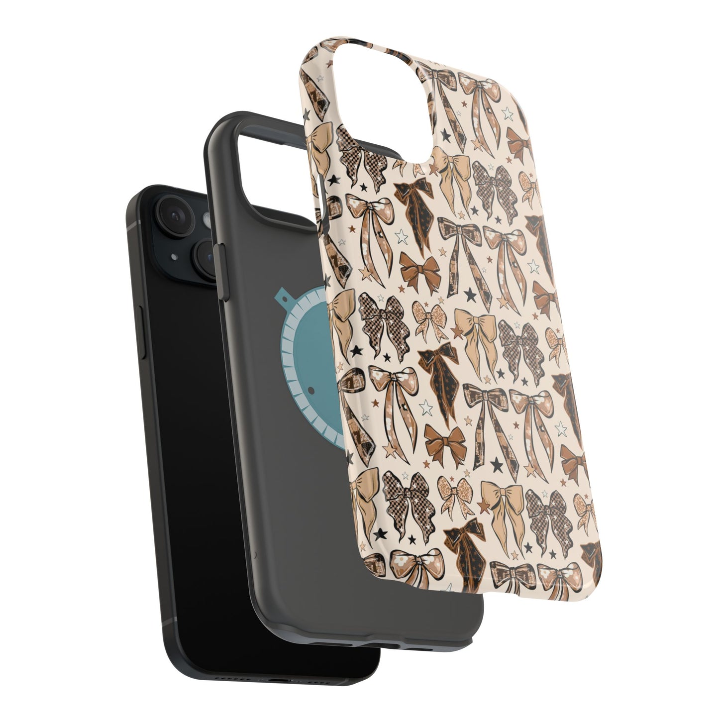 Neutral Bows iPhone Case - MagSafe