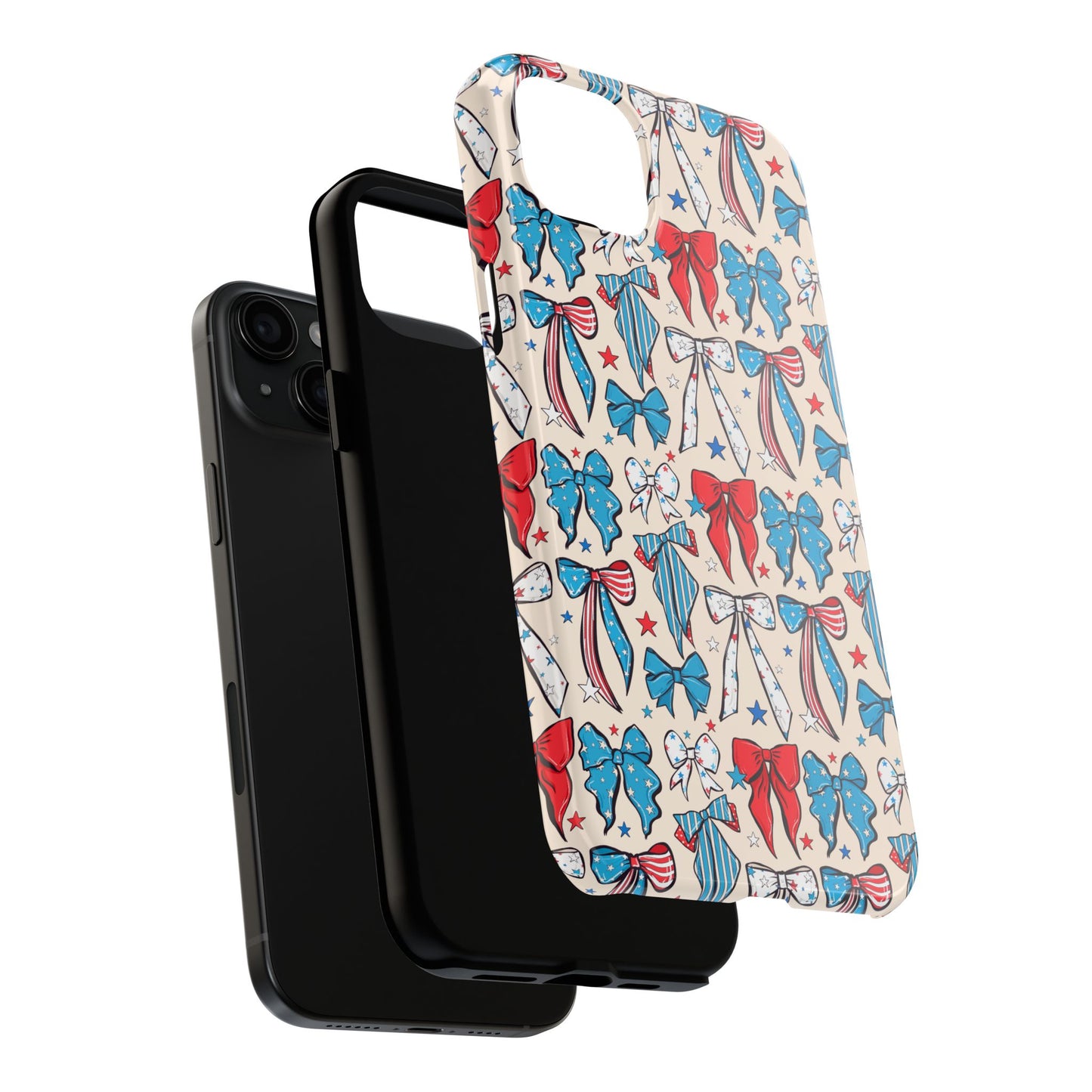 Patriotic Bows iPhone Case- Regular