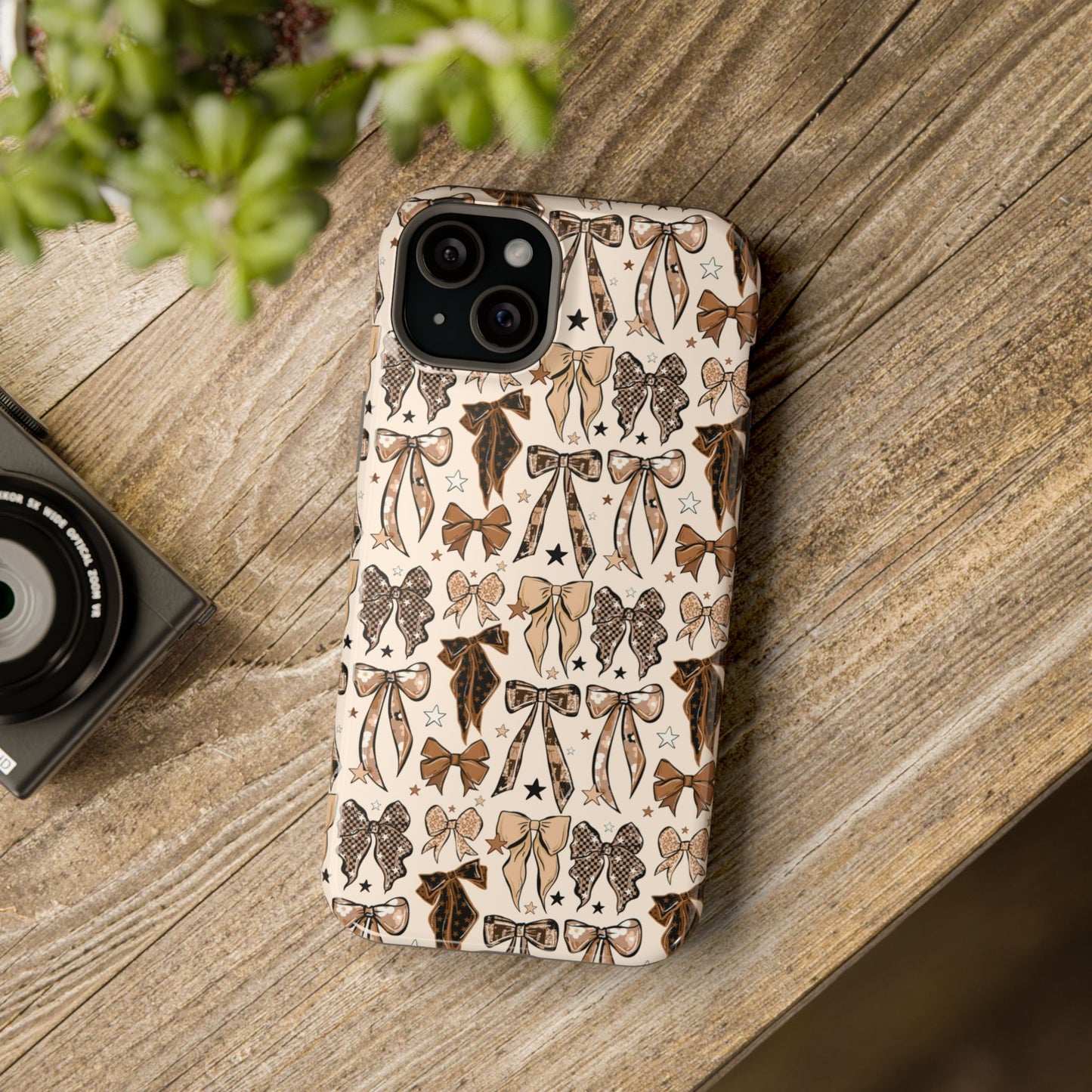 Neutral Bows iPhone Case - MagSafe