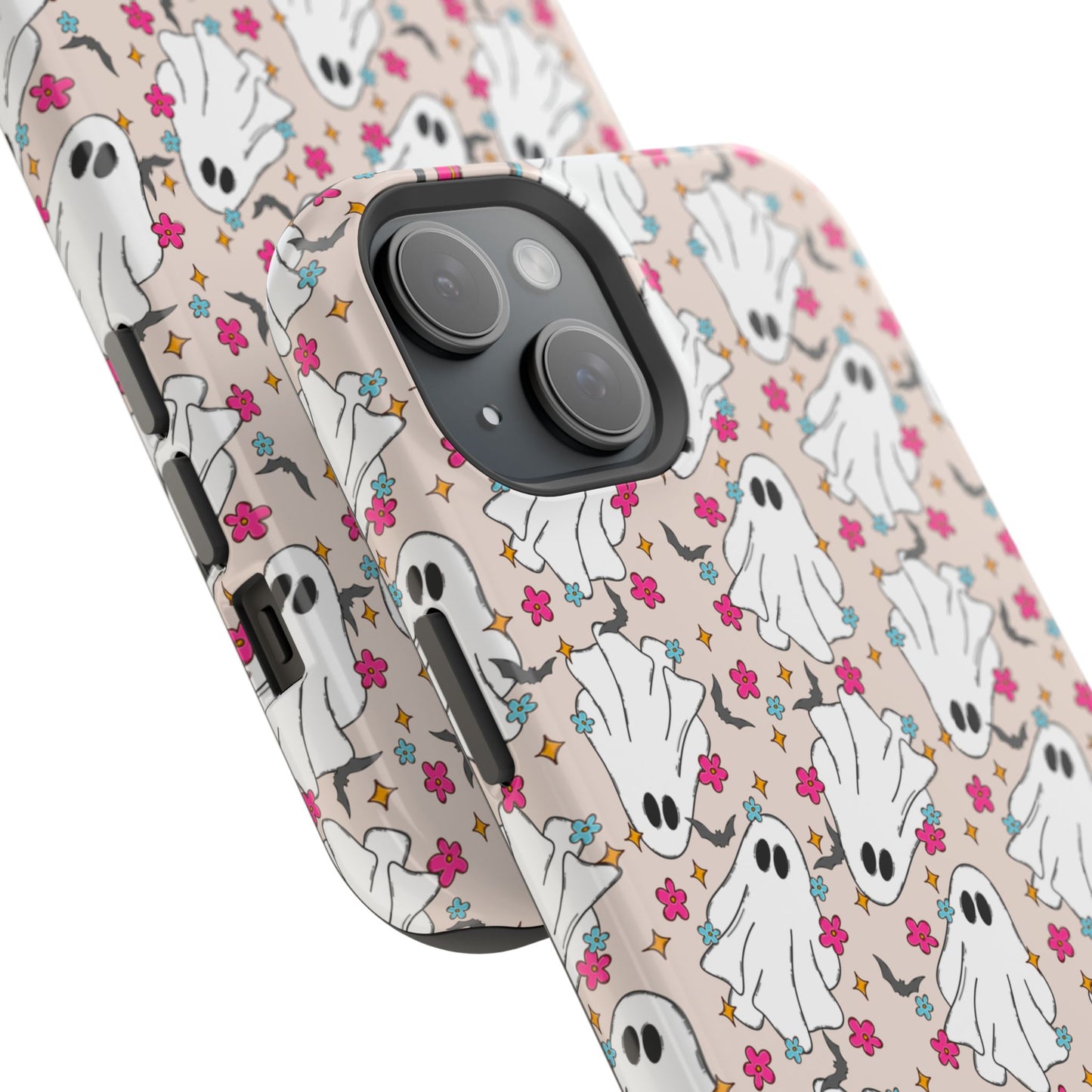 Groovy Floral Ghost iPhone Case - MagSafe