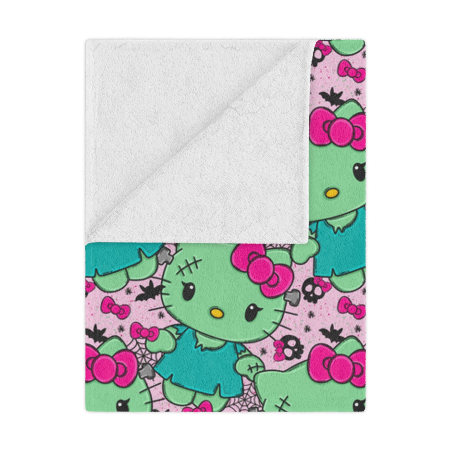 Frankenkitty Minky Polyester Blanket