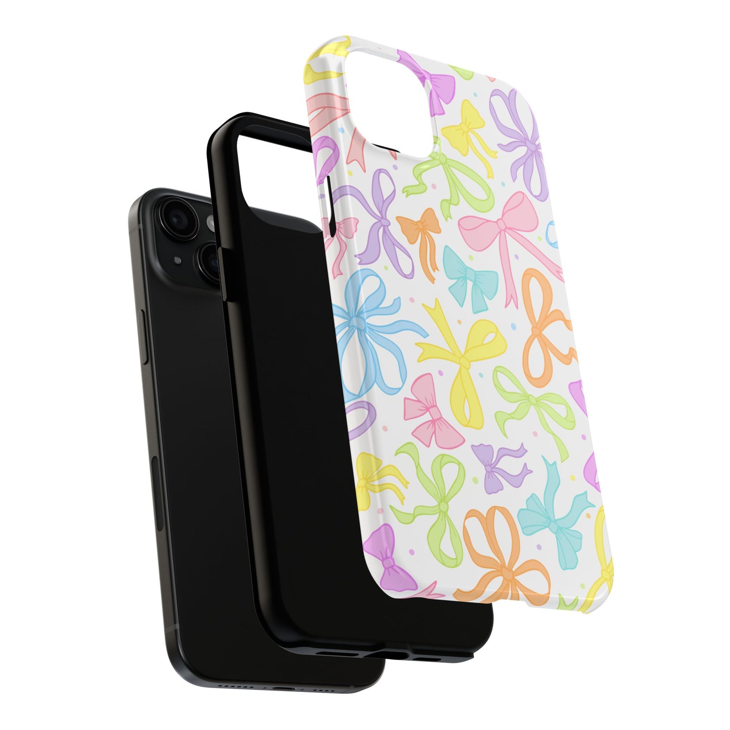 Pastel Bows iPhone Case - Regular