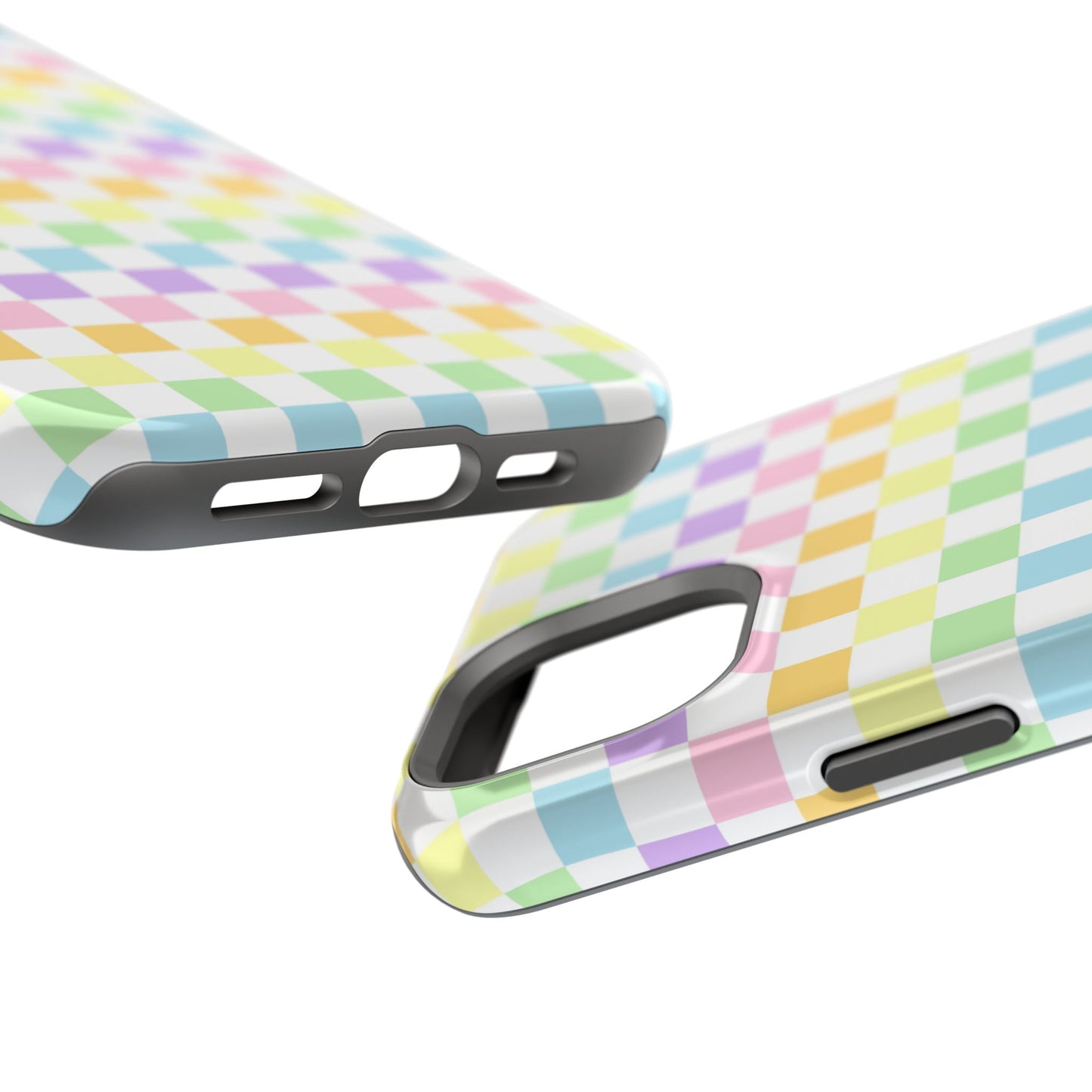 Pastel Checker iPhone Case - MagSafe