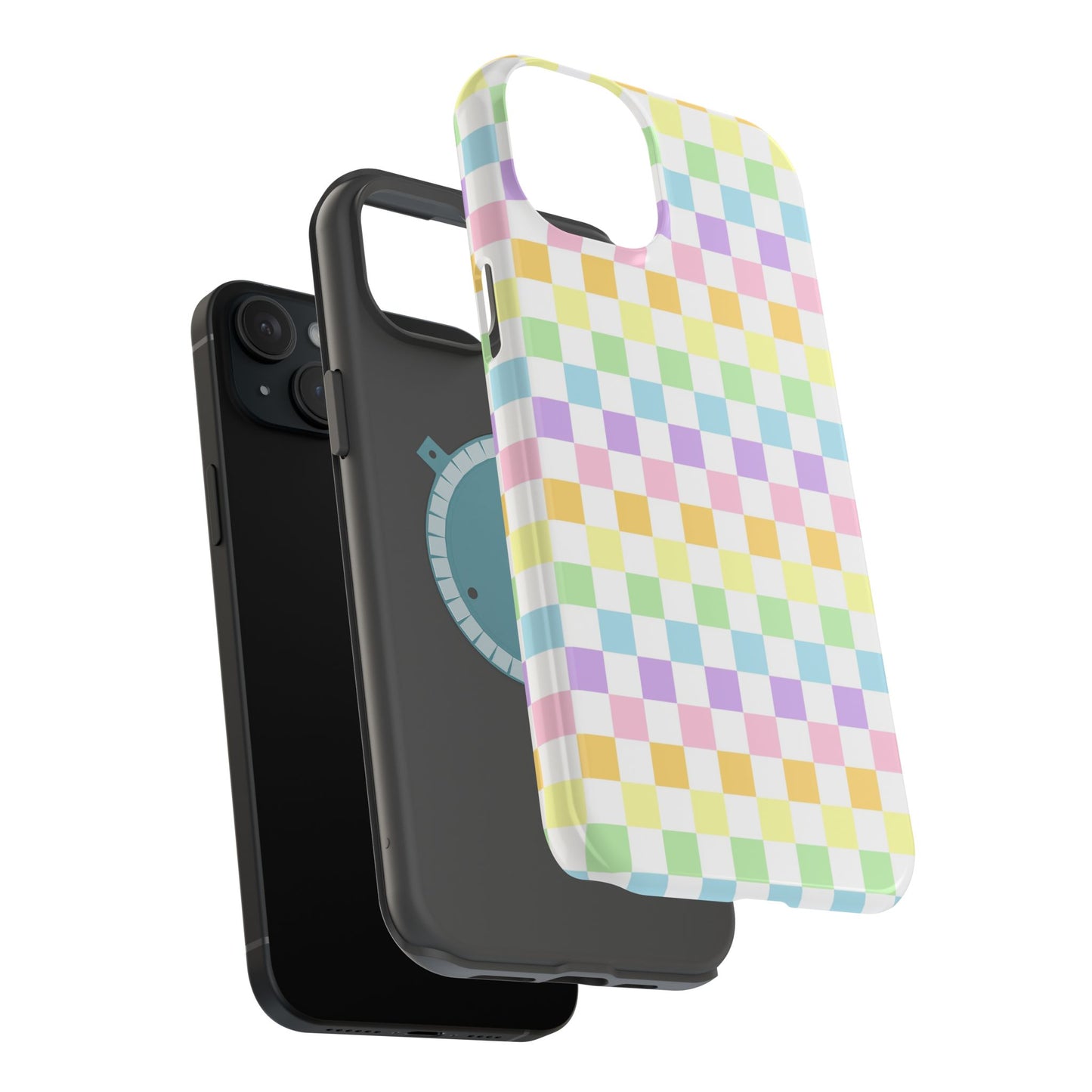 Pastel Checker iPhone Case - MagSafe