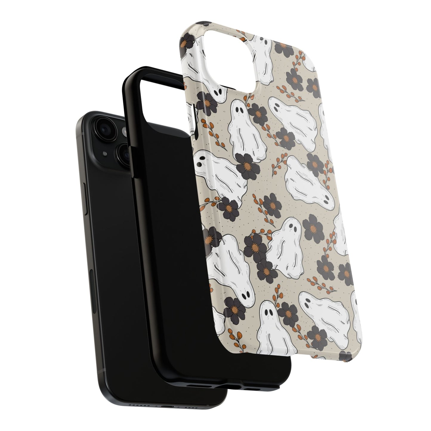 Ghostly Floral iPhone Case - Regular