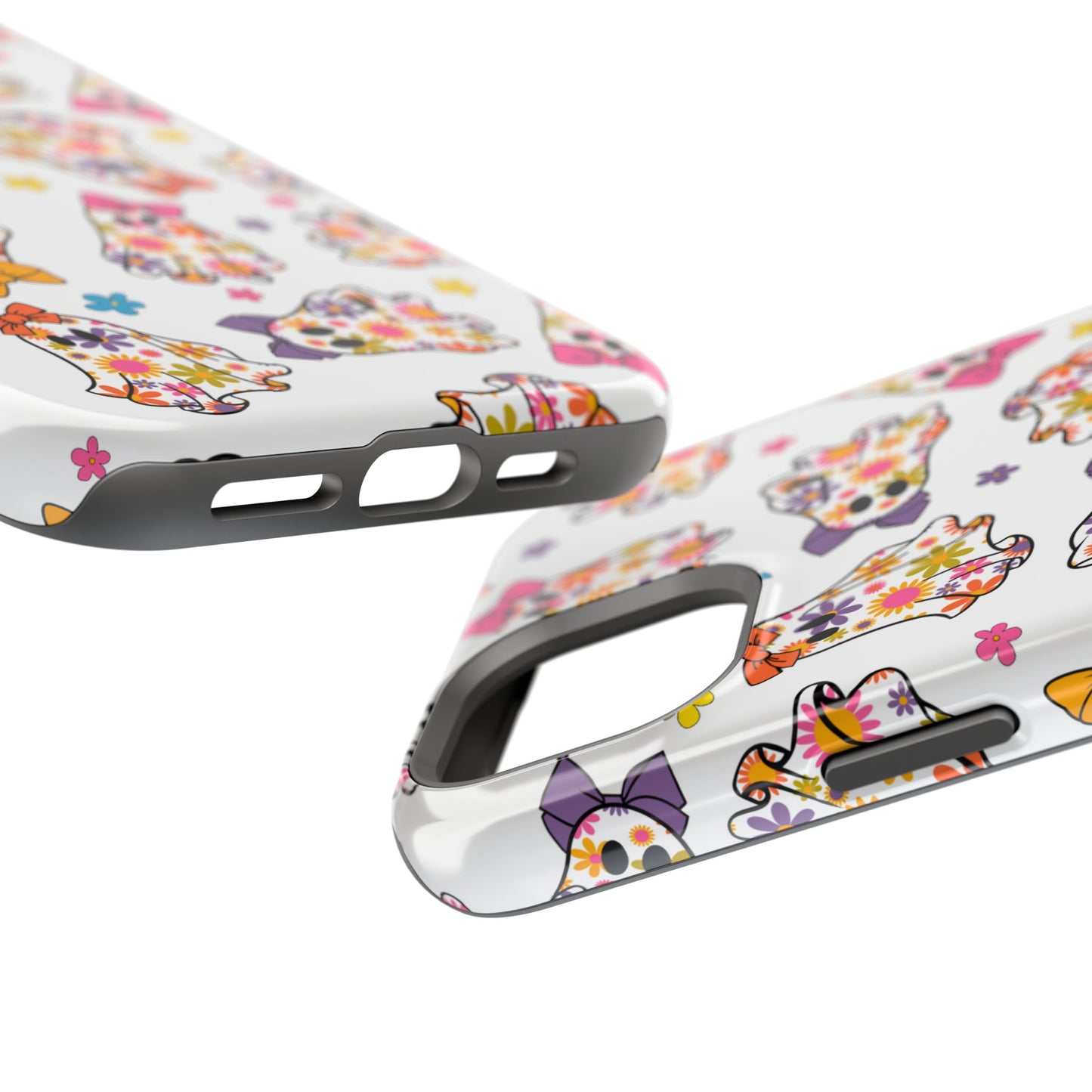 Floral Ghostie iPhone Case - MagSafe