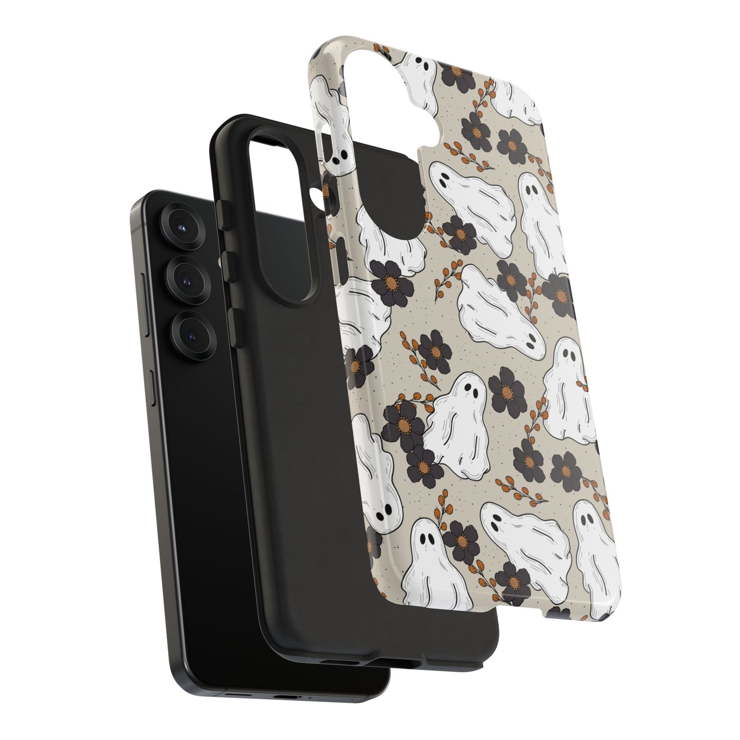 Ghostly Floral Phone Case Samsung- Regular