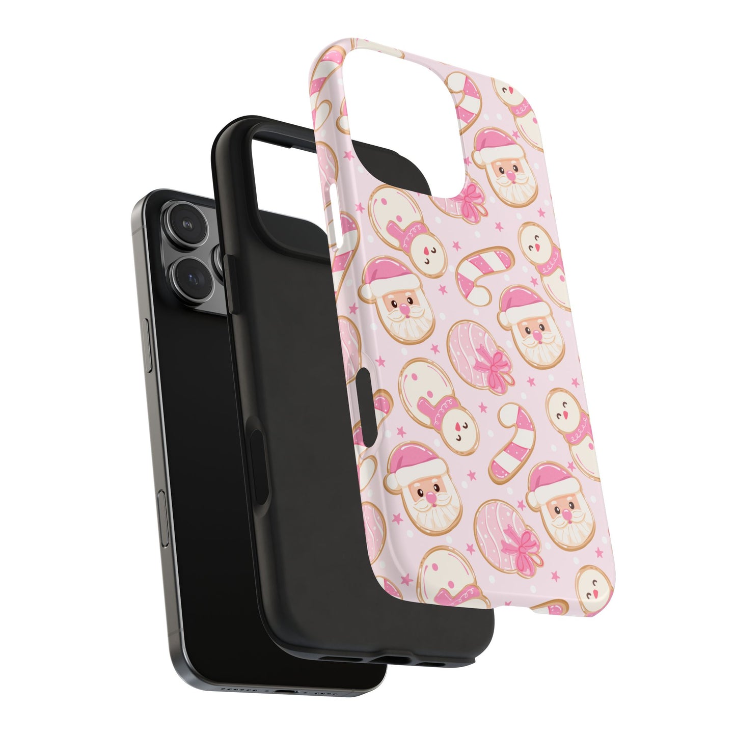Pink Christmas Cookies iPhone Case - Regular
