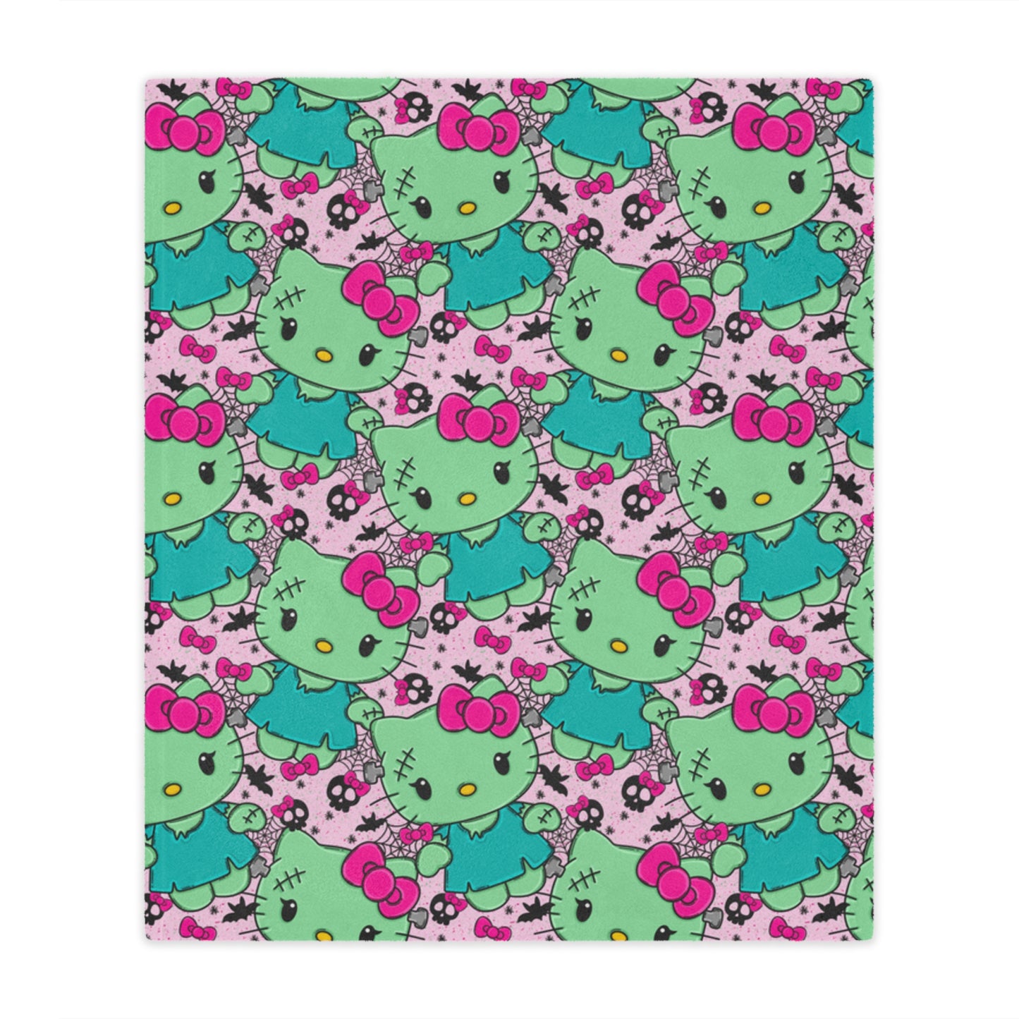 Frankenkitty Minky Polyester Blanket