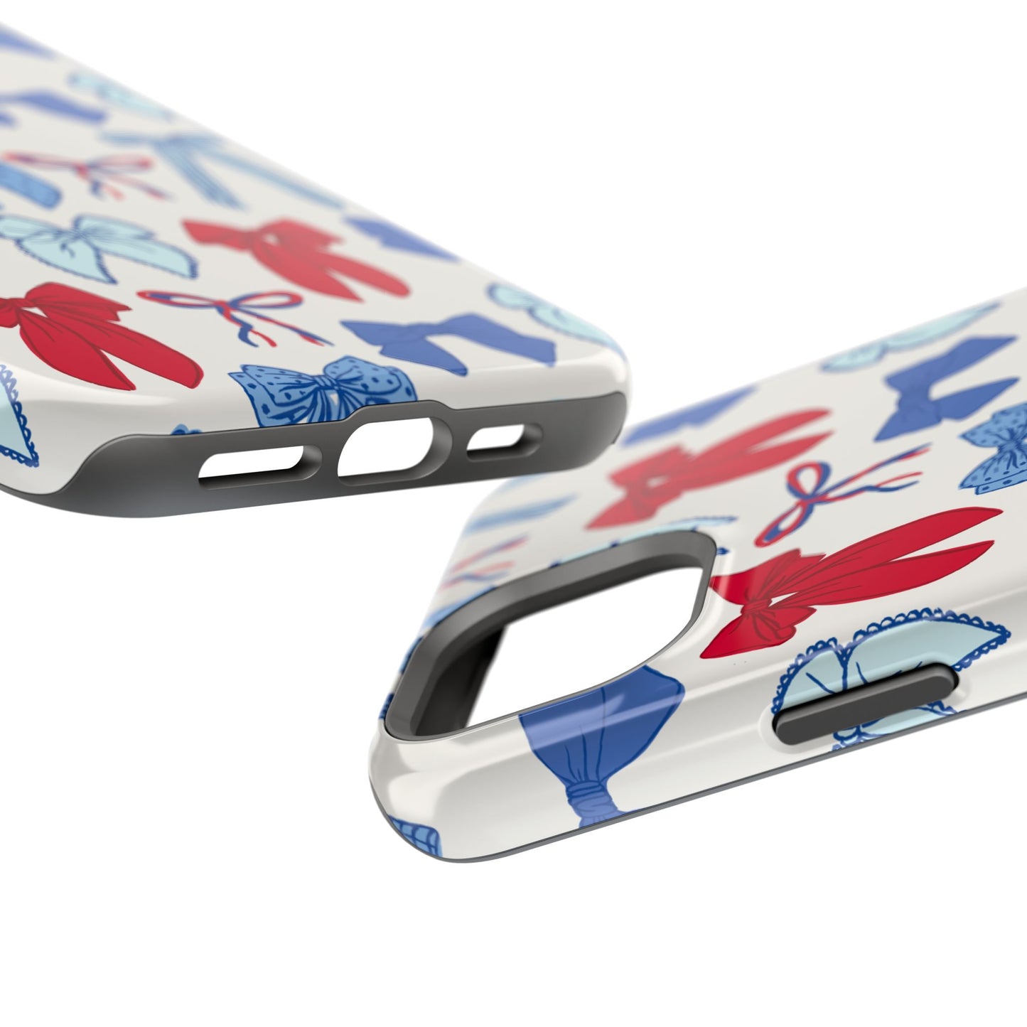 Red White & Bowjee iPhone Case - MagSafe