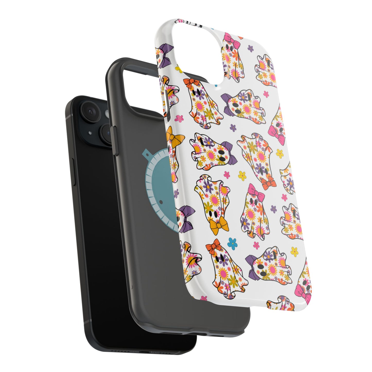 Floral Ghostie iPhone Case - MagSafe