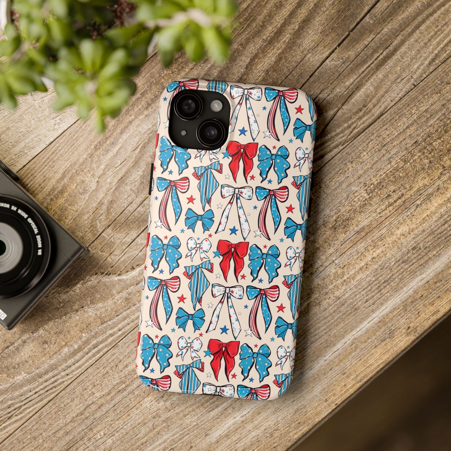 Patriotic Bows iPhone Case- Regular