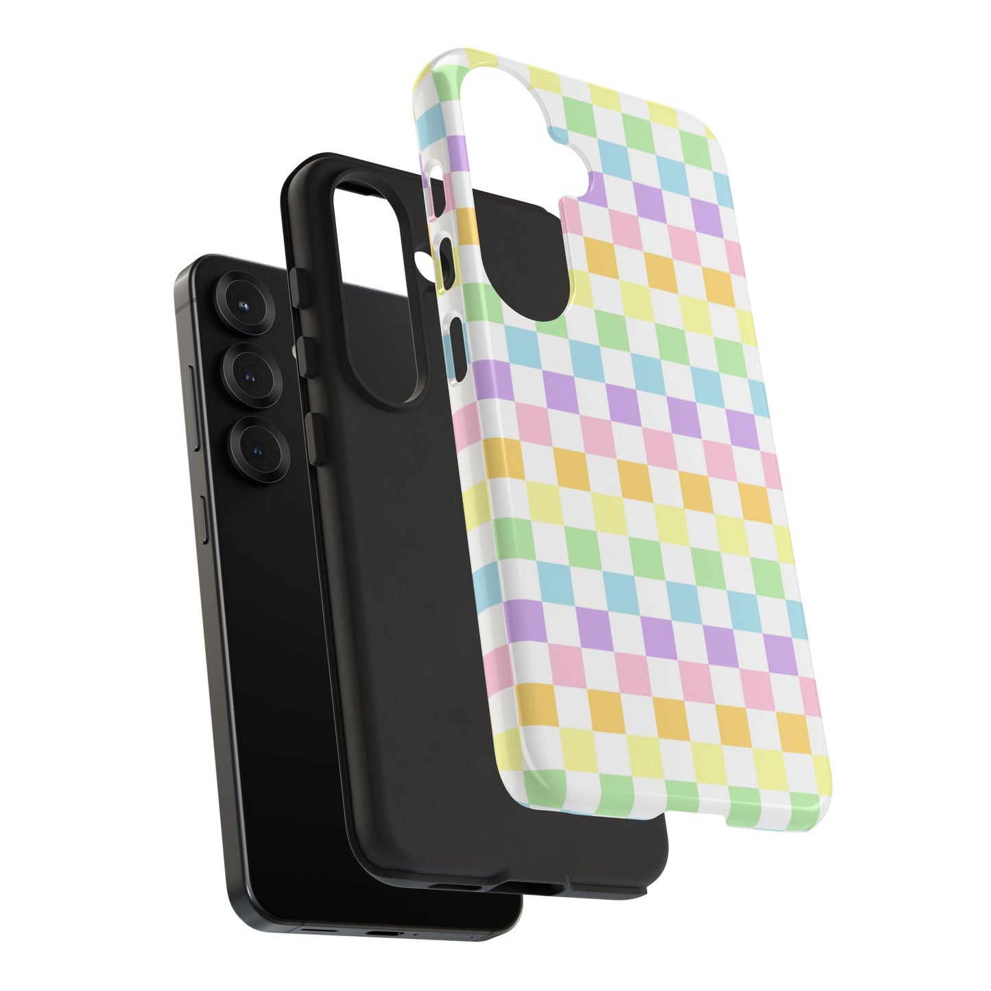 Pastel Checkered Phone Case Samsung - Regular