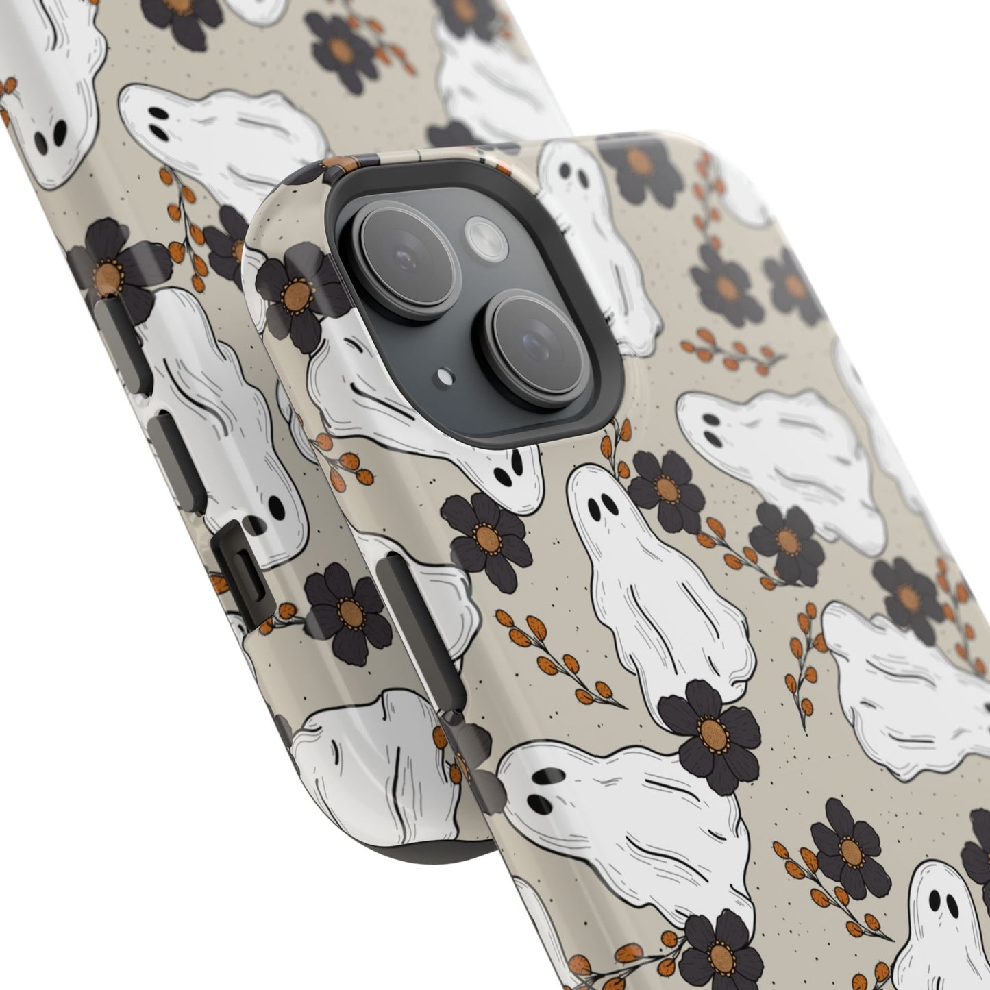 Ghostly Floral iPhone Case - MagSafe
