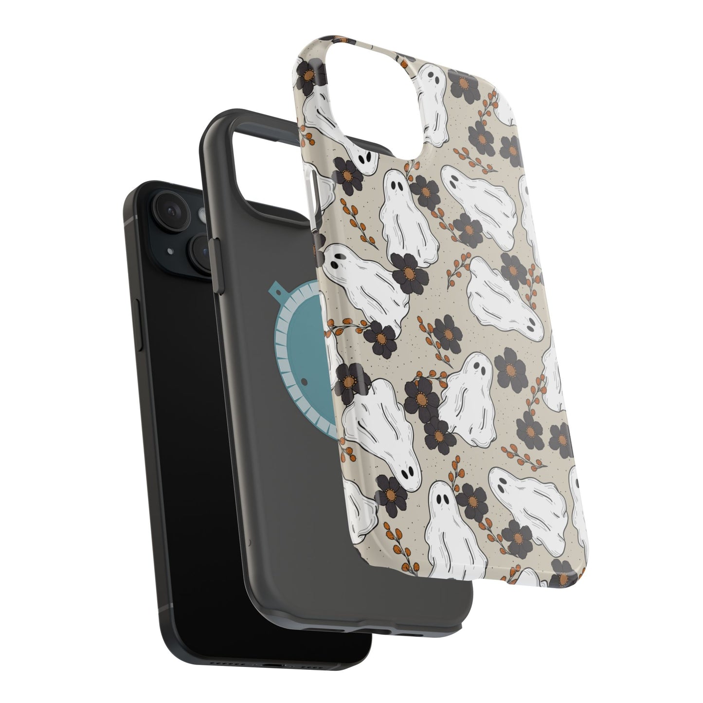 Ghostly Floral iPhone Case - MagSafe