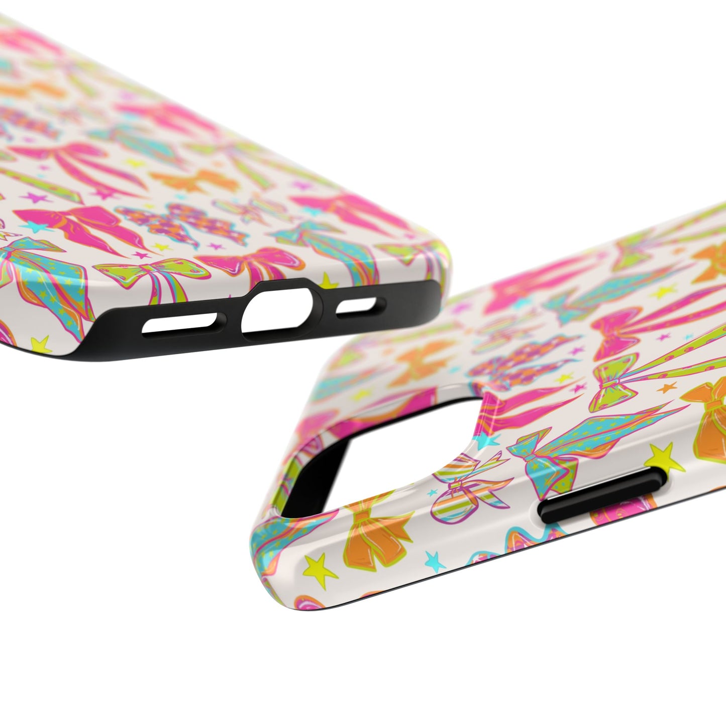 Neon Bows iPhone Case - Regular