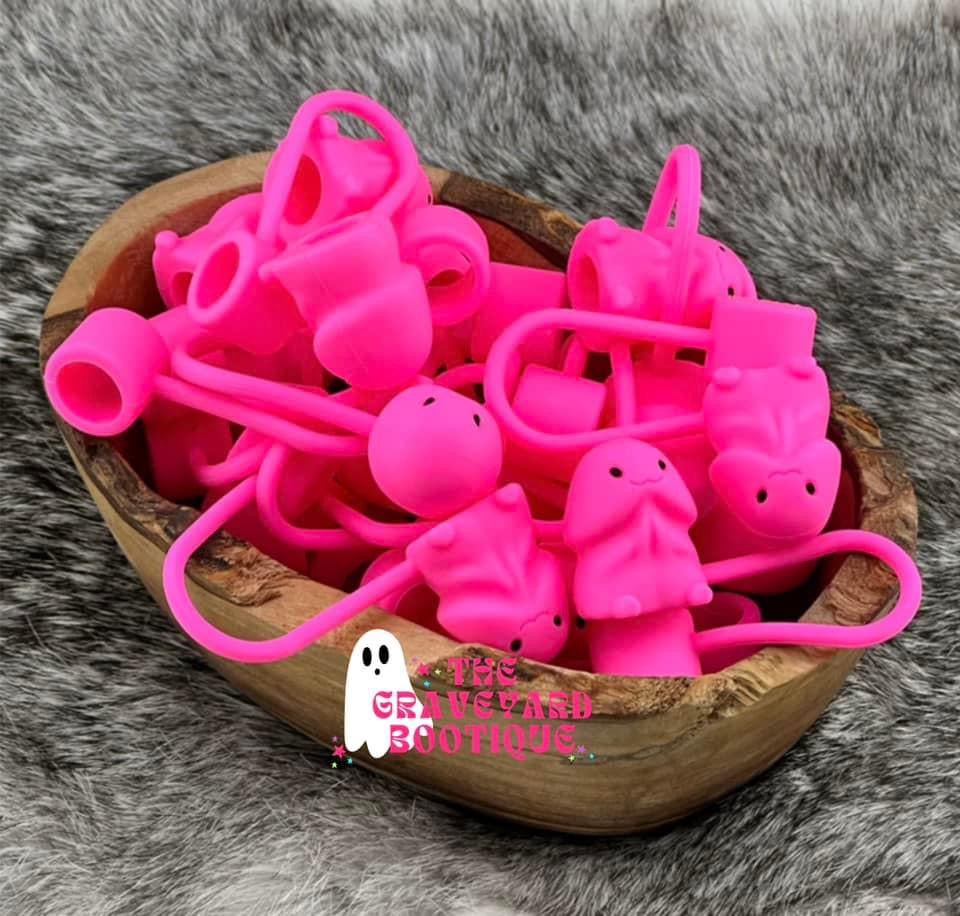 Hot Pink Richard Straw Topper - 10mm