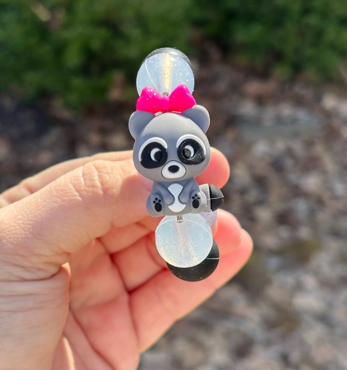 Rachelle The Raccoon Charm