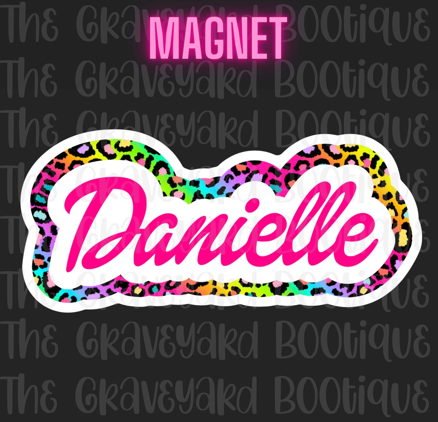 Lisa Frank Name Magnet