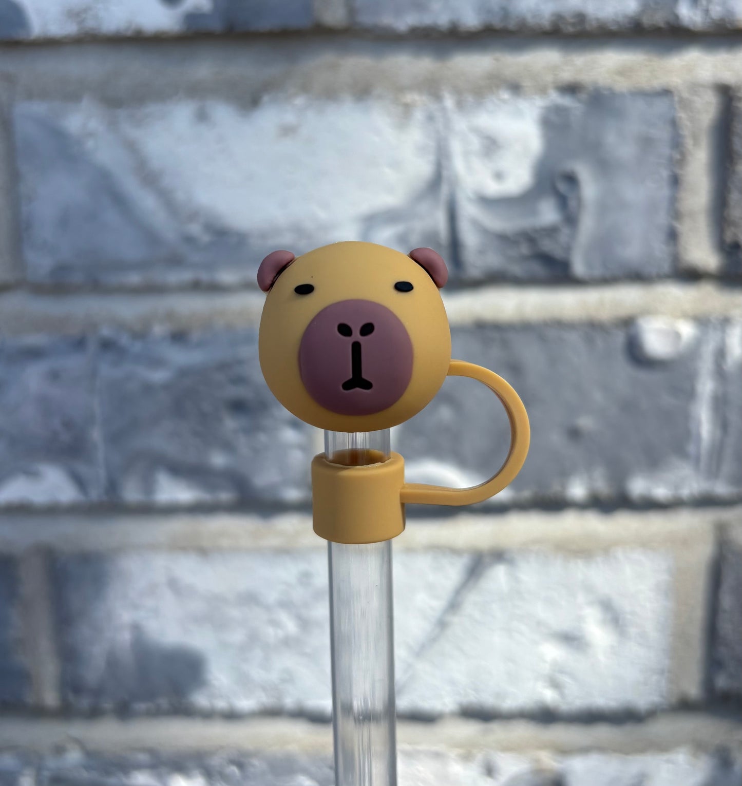 Capybara Straw Topper 3D - 10mm