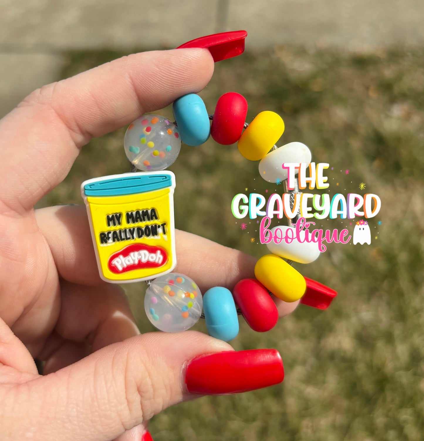 My Mama Really Don’t Play-Doh Tumbler Charm