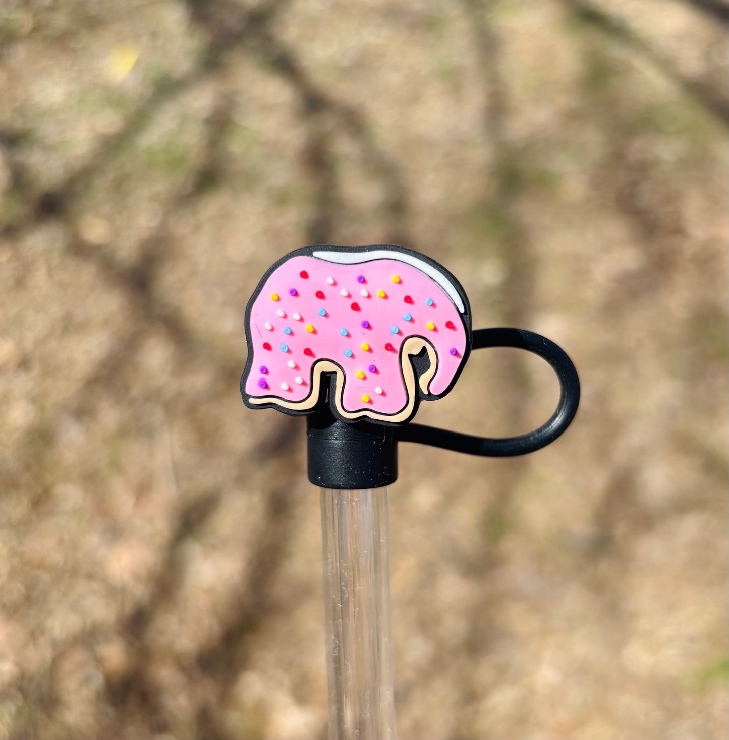 Animal Cookie Straw Topper - 10mm