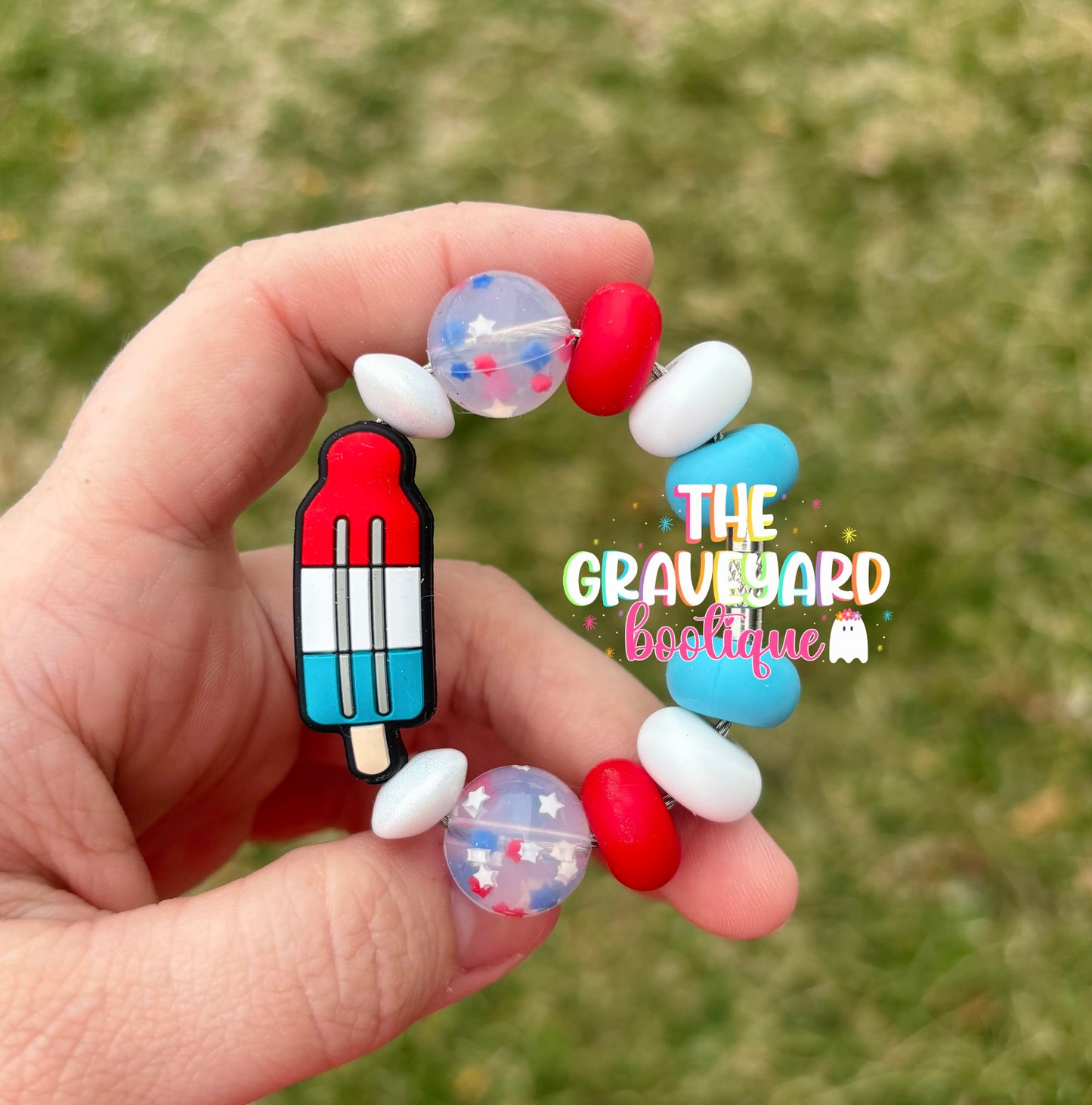 Bomb Pop Tumbler Charm