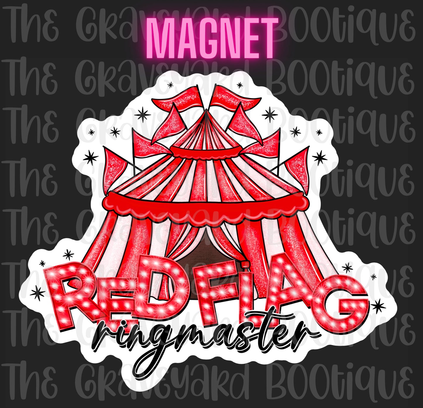 Red Flag Ringmaster Magnet