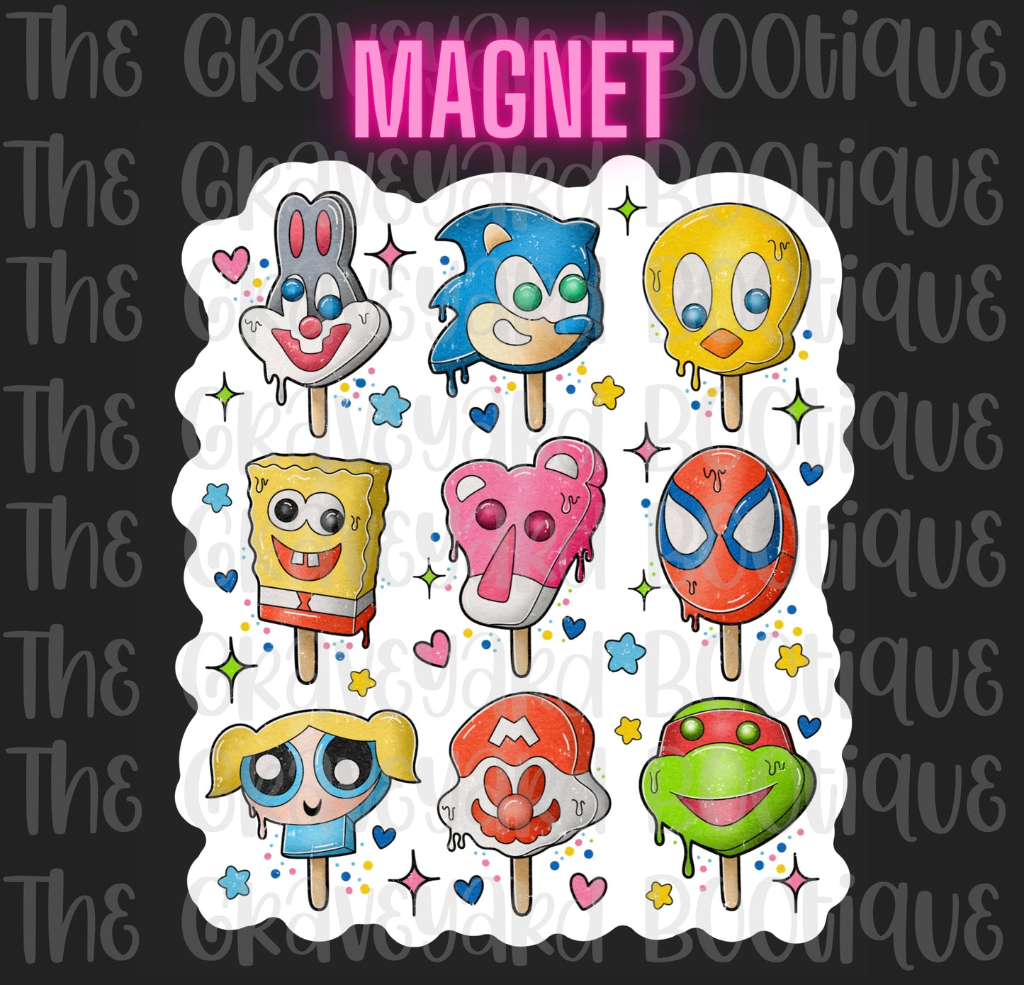 90s Popsicles Magnet