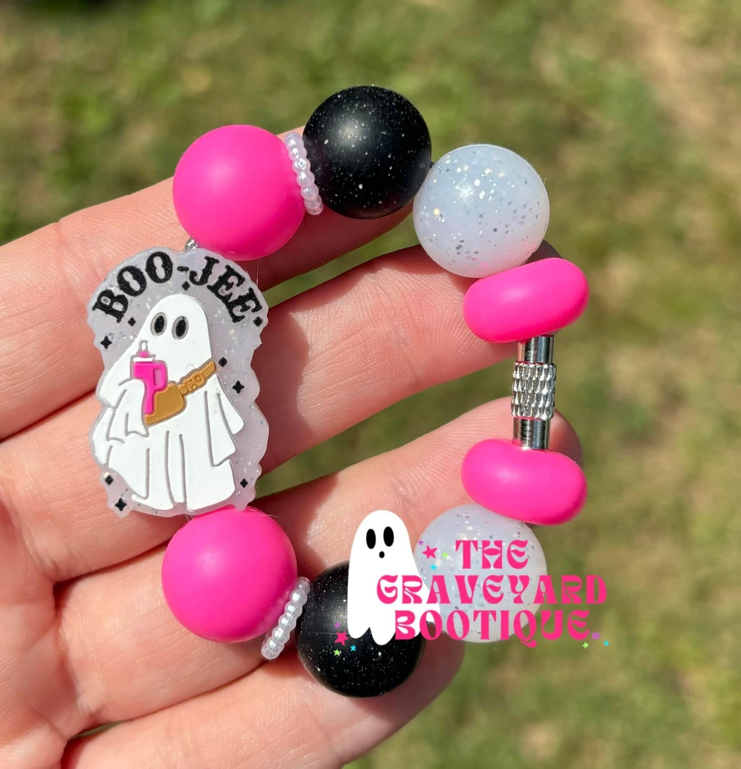 Boojee Ghost Tumbler Charm