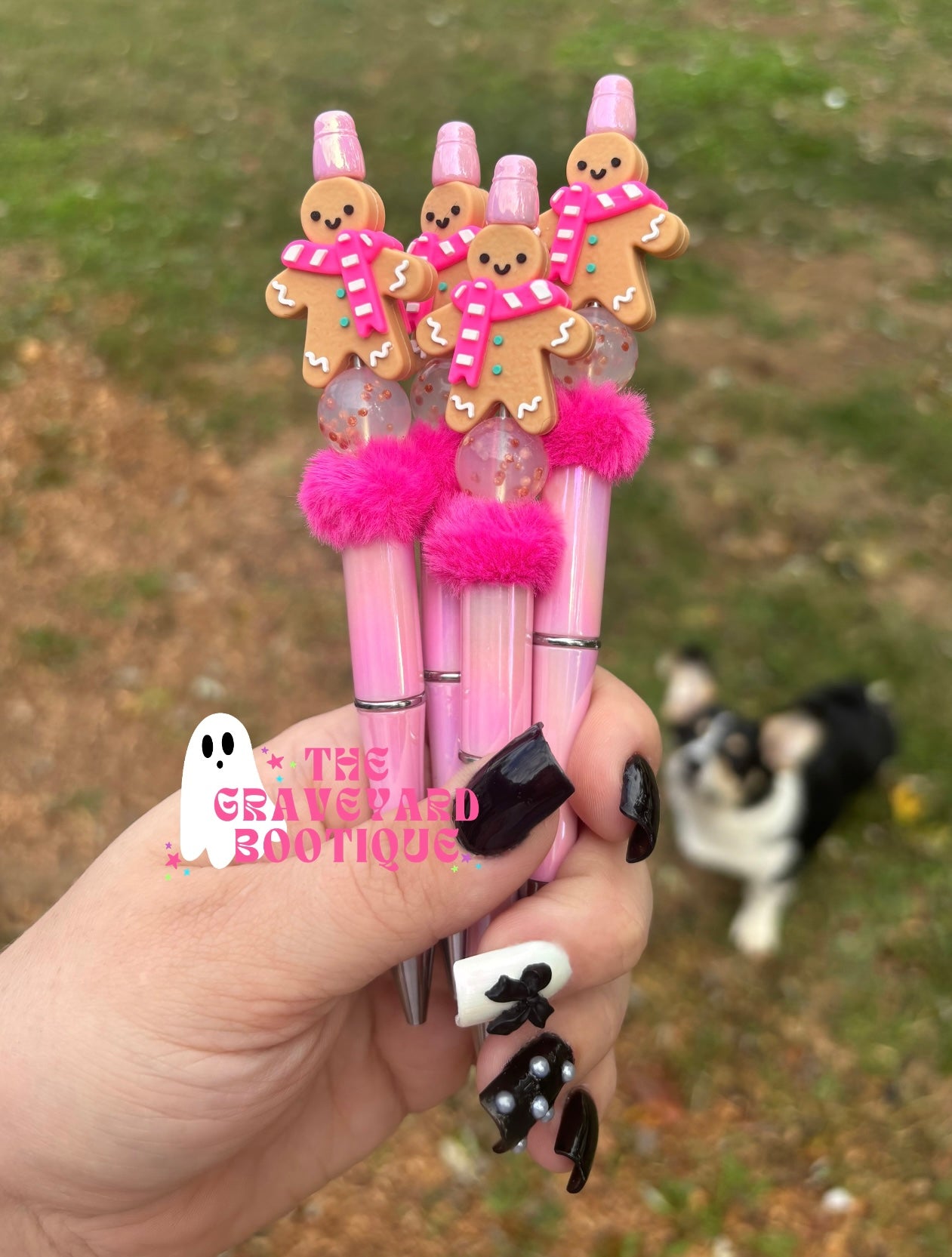 Pink Gingerbread Pen