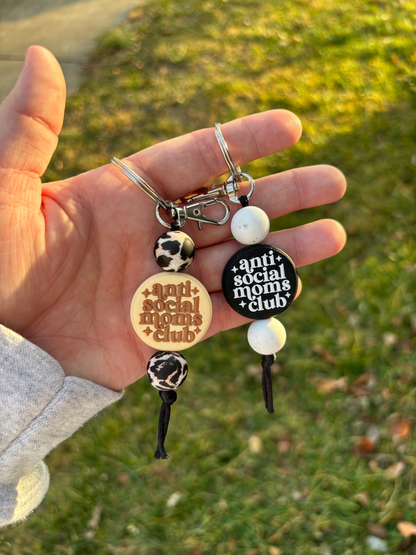 Antisocial Moms Club Keychain