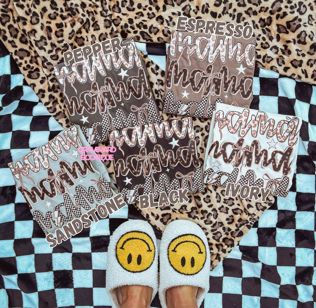 Leopard Mama Comfort Colors Tee