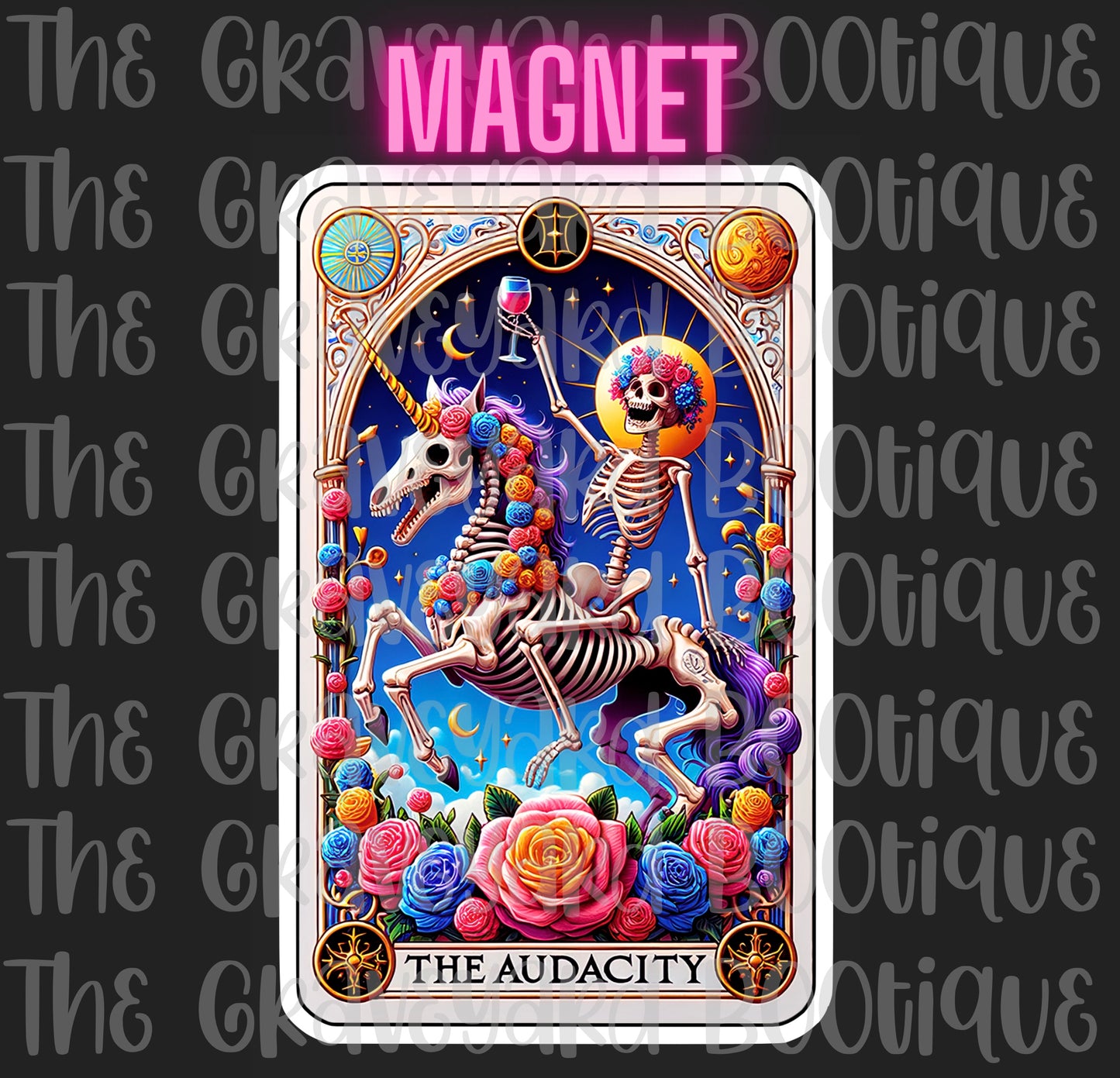 The Audacity Tarot Magnet