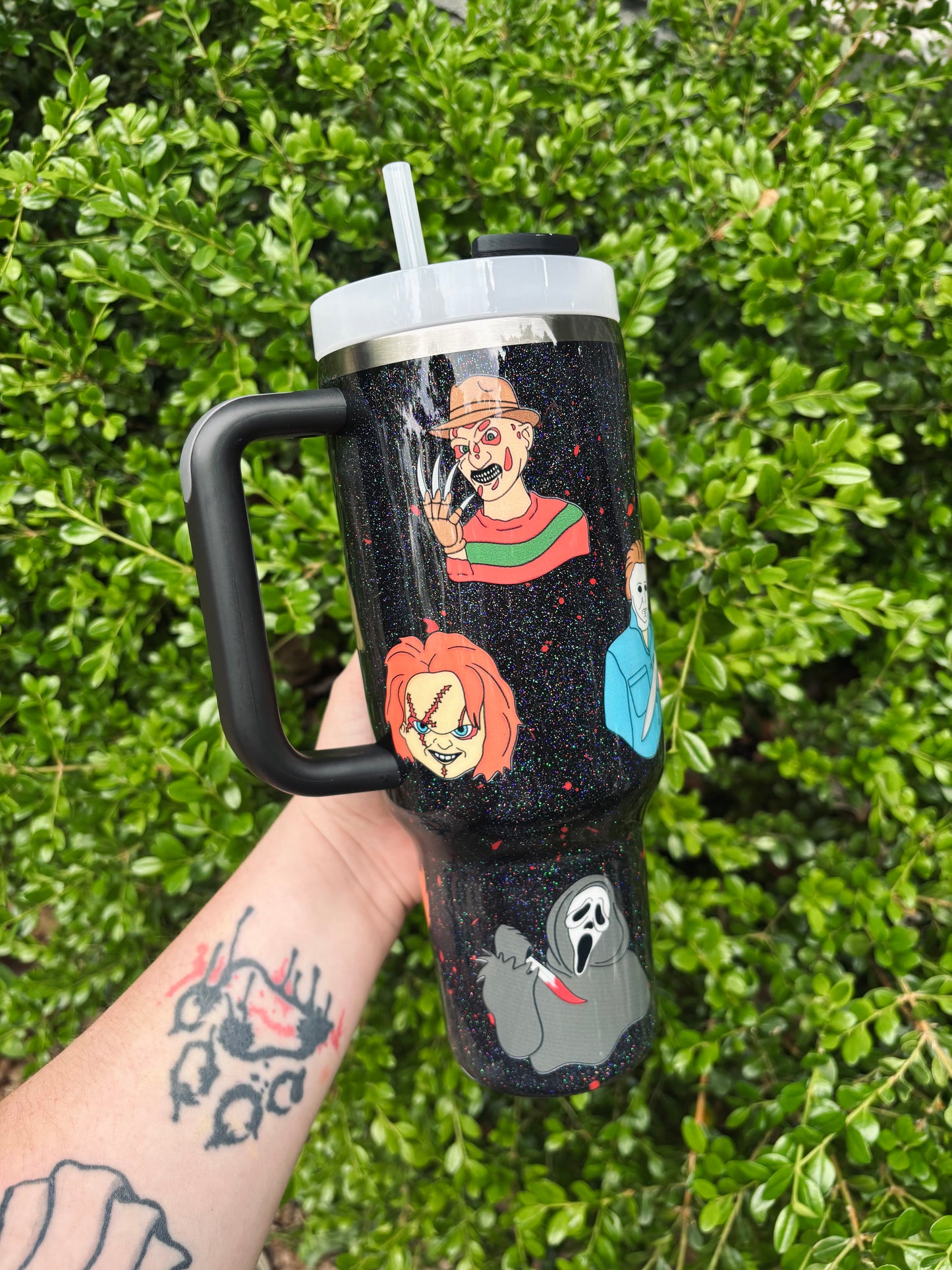 Scary Guys Epoxy Tumbler