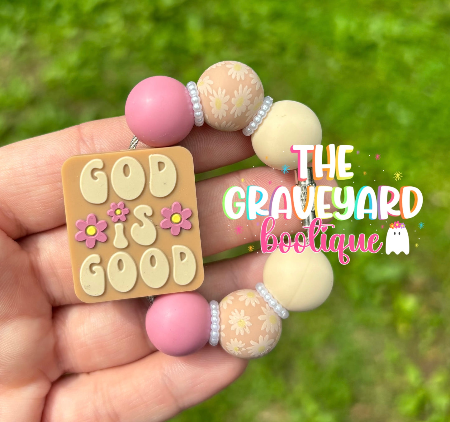 God Is Good Tumbler Charm