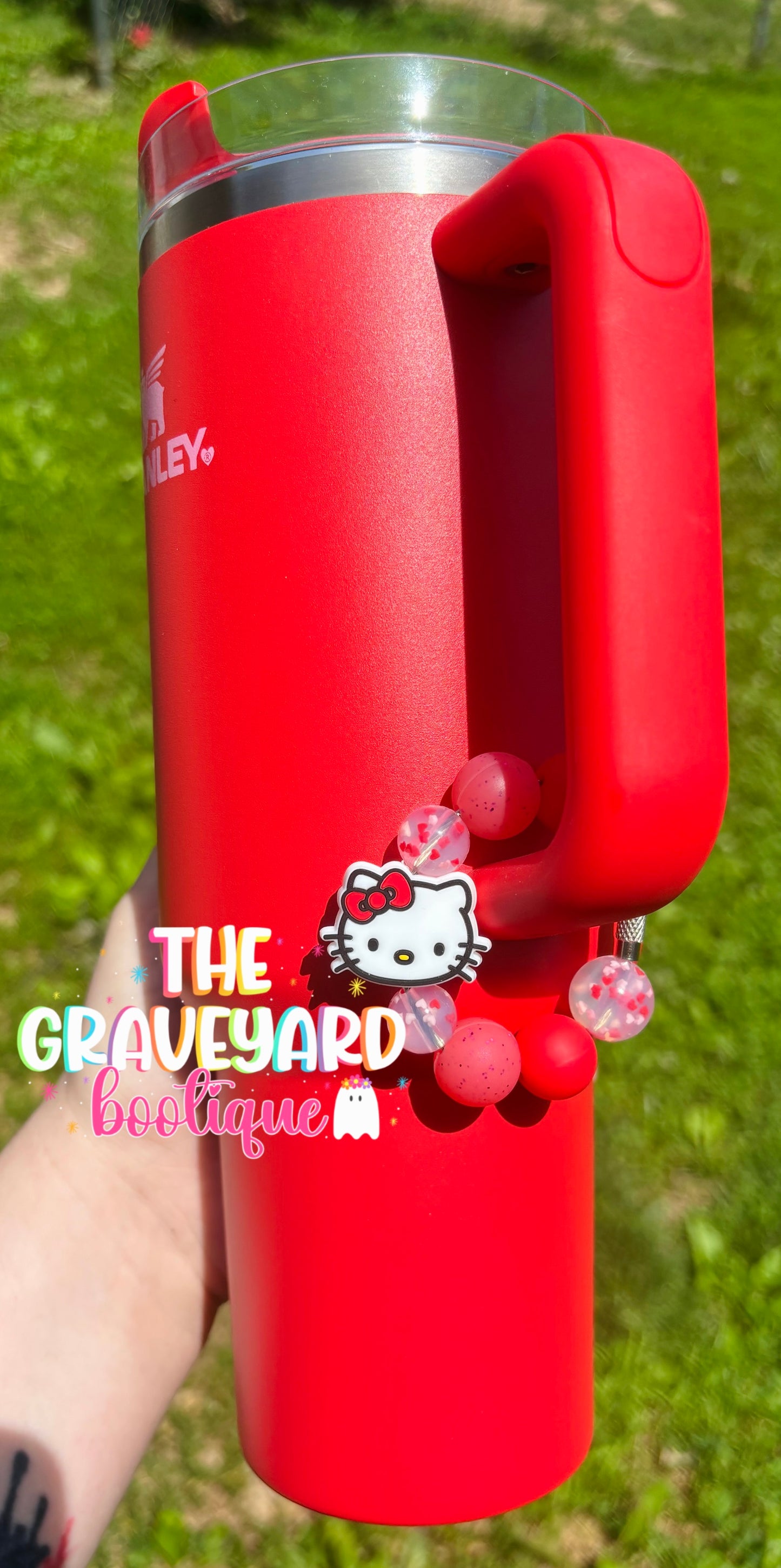 Kitty Head Tumbler Charm