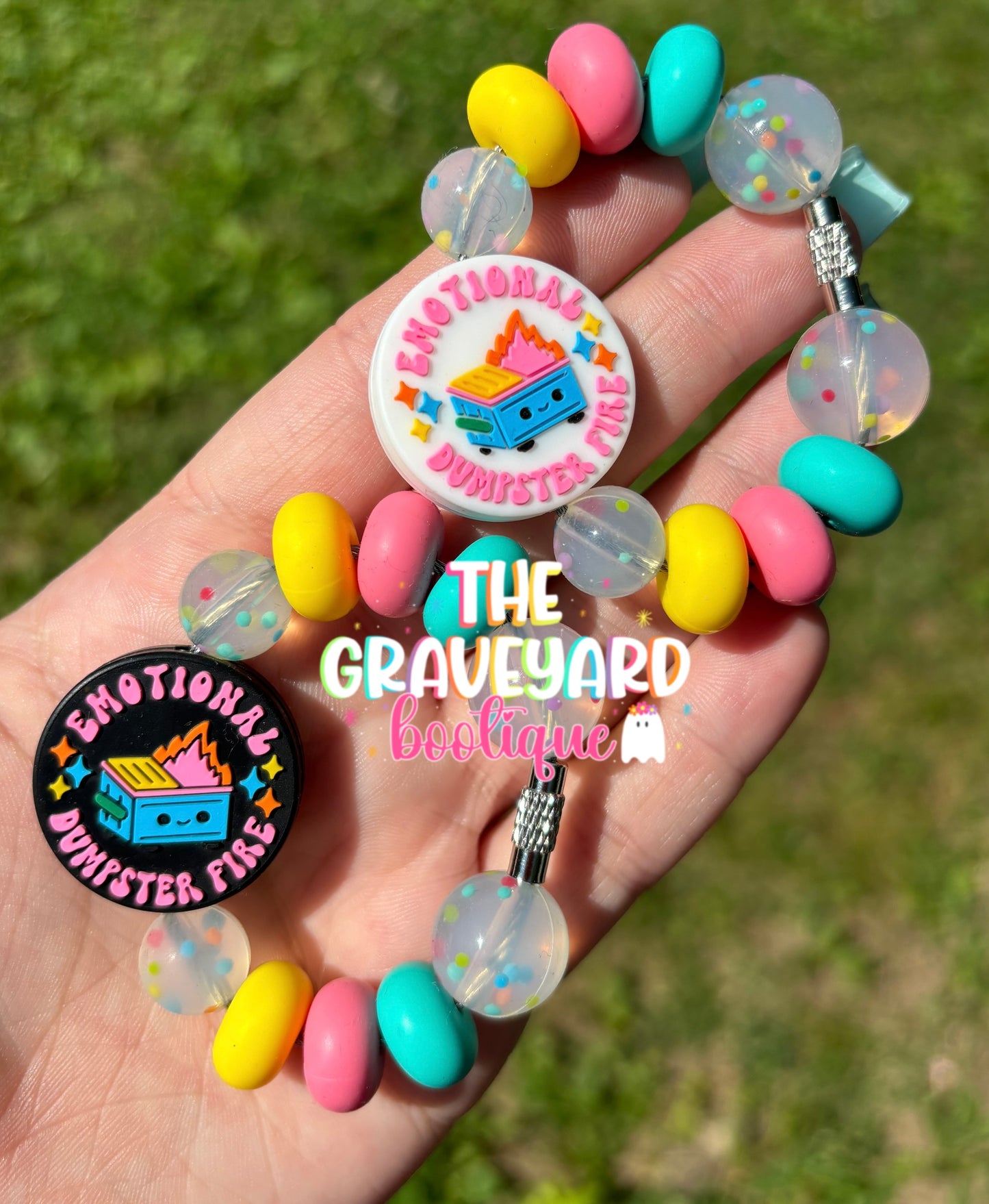 Emotional Dumpster Fire Tumbler Charm