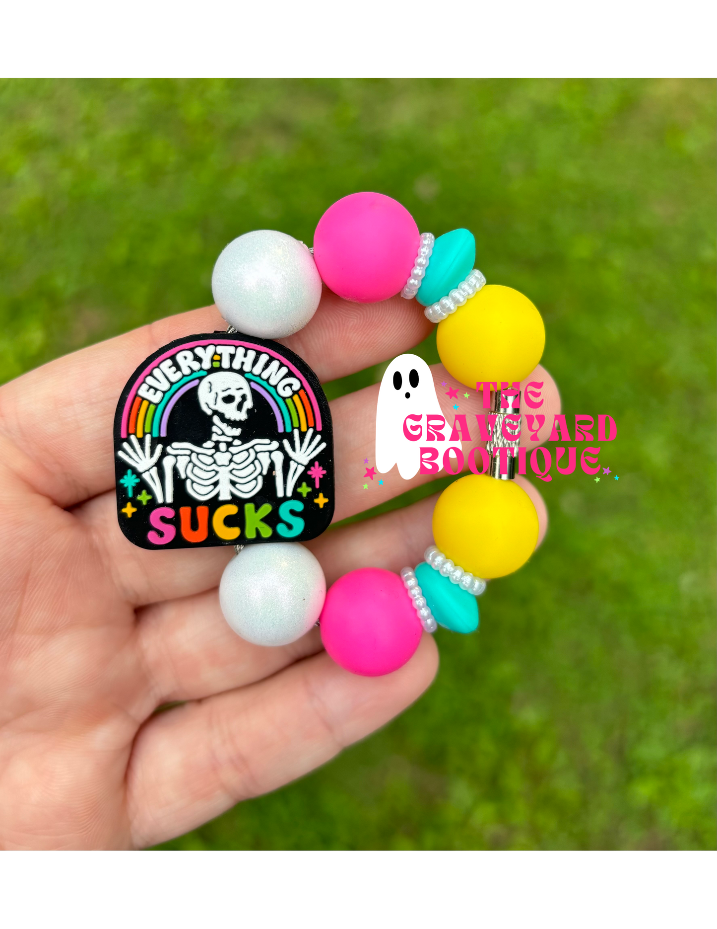 Everything Sucks Tumbler Charm