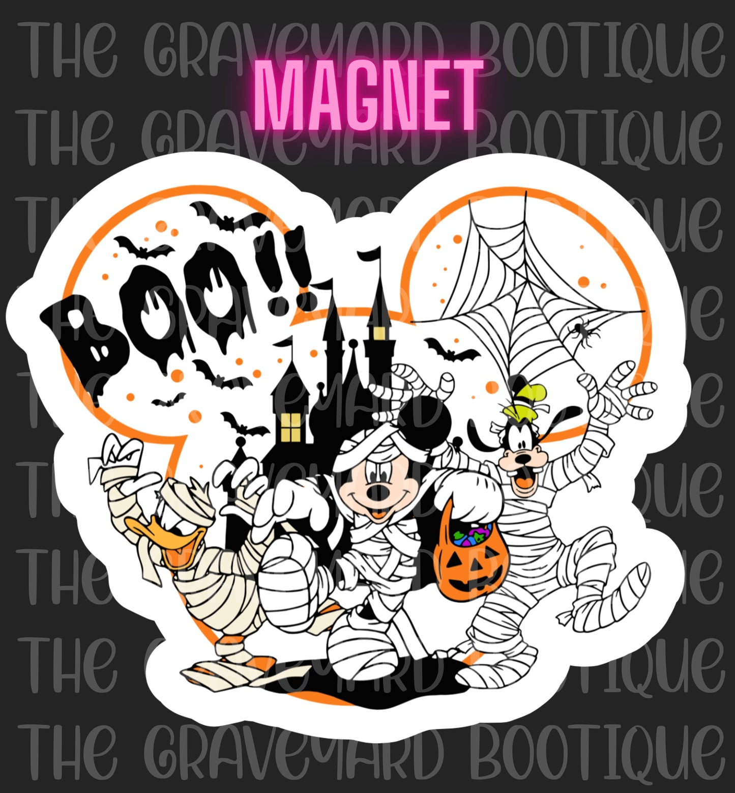 Spooky Mouse Magnet