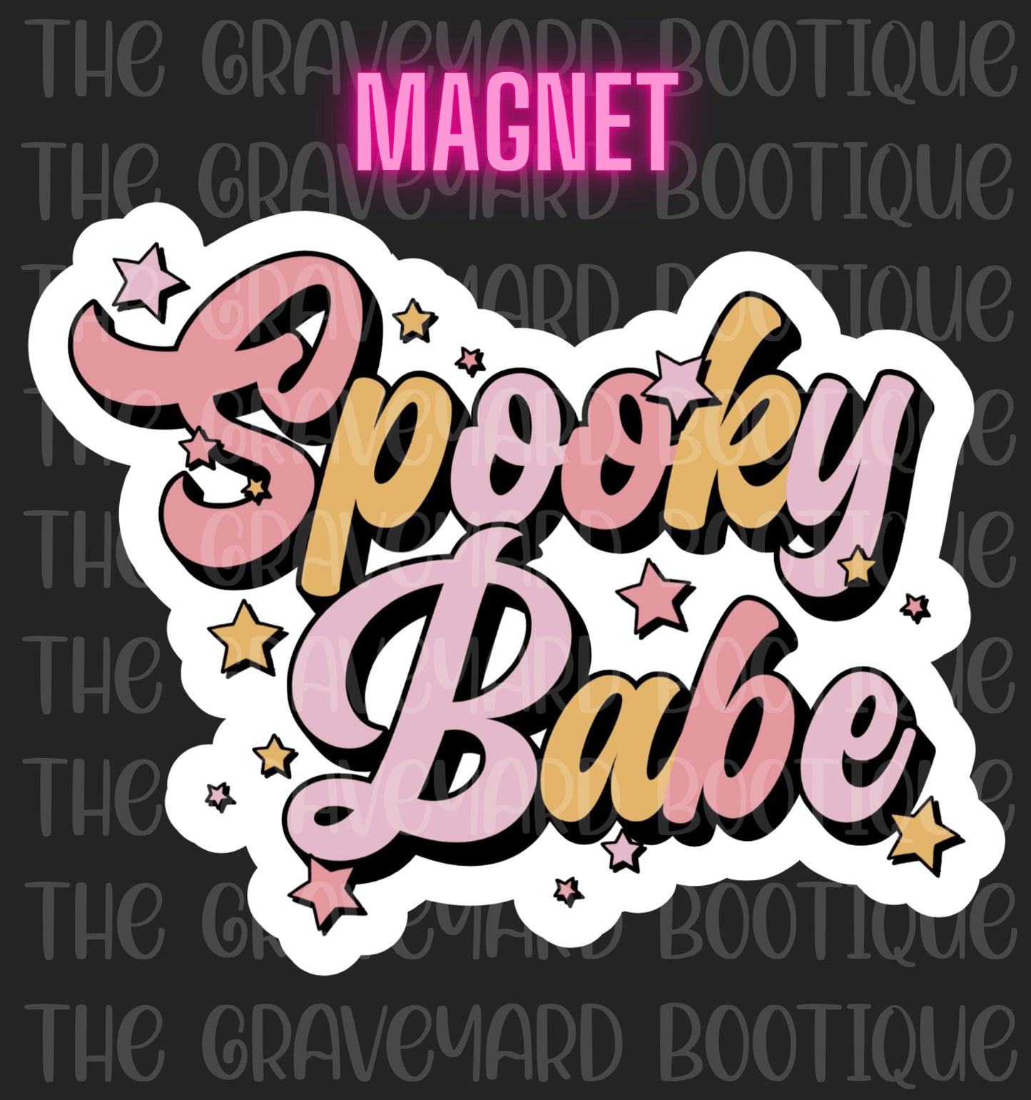 Spooky Babe Magnet