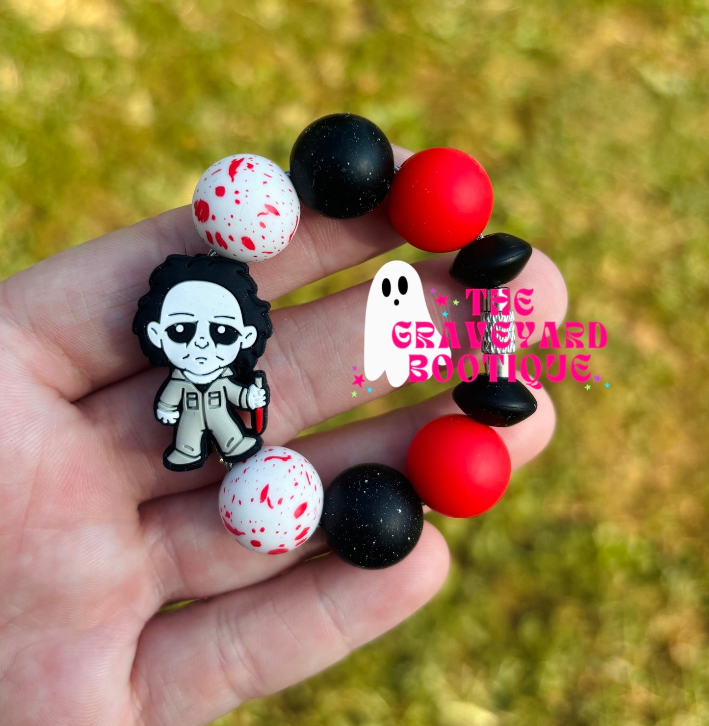 Mask Man Tumbler Charm