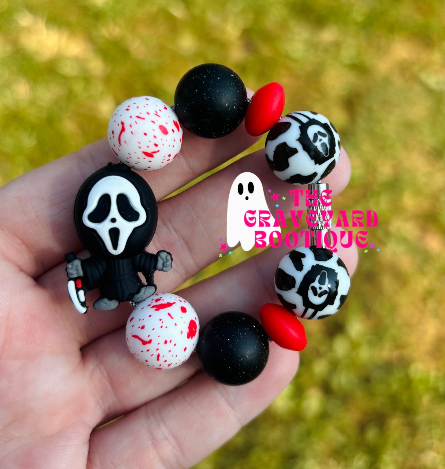 Ghost Man Tumbler Charm