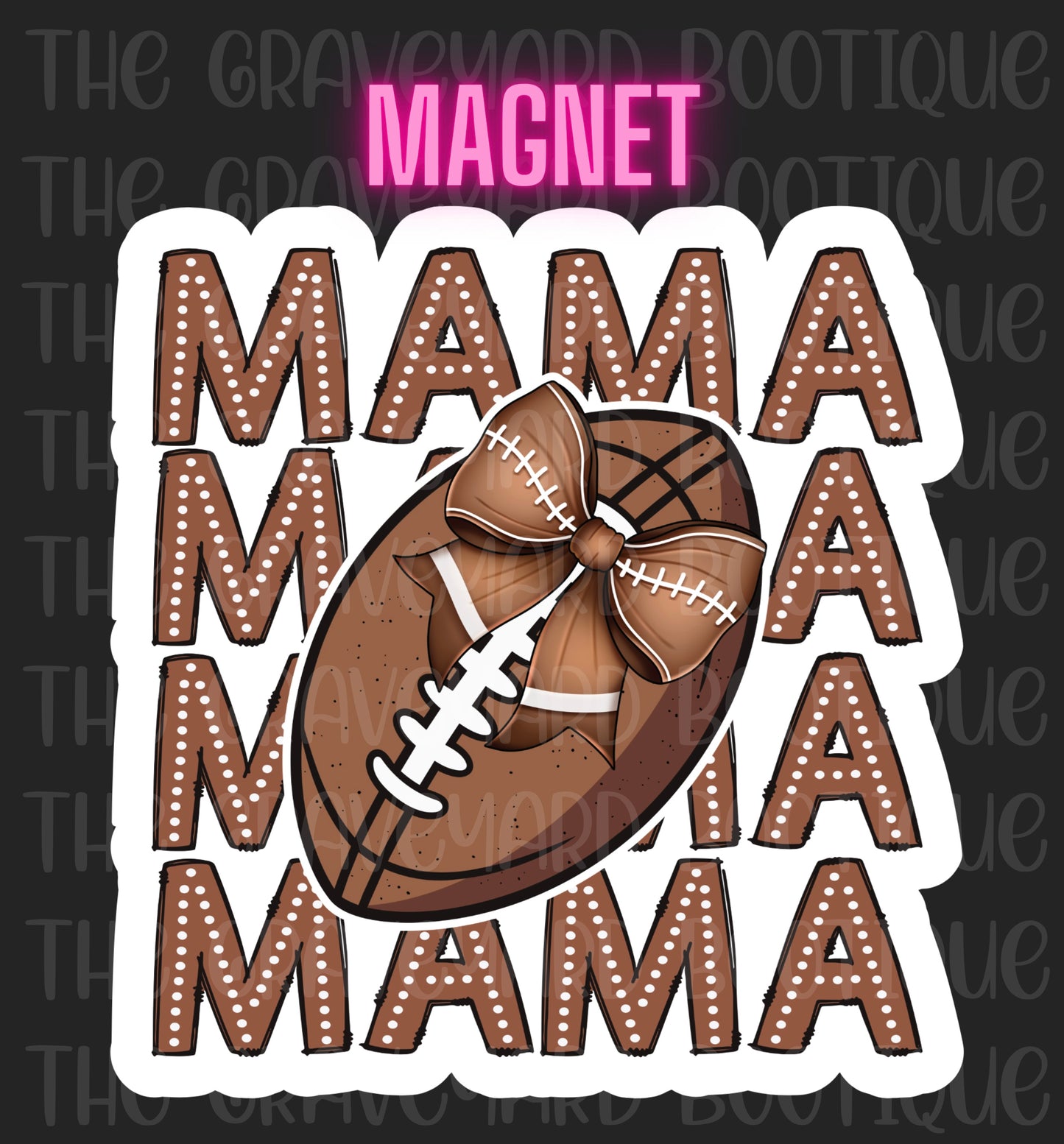 Football Mama Magnet