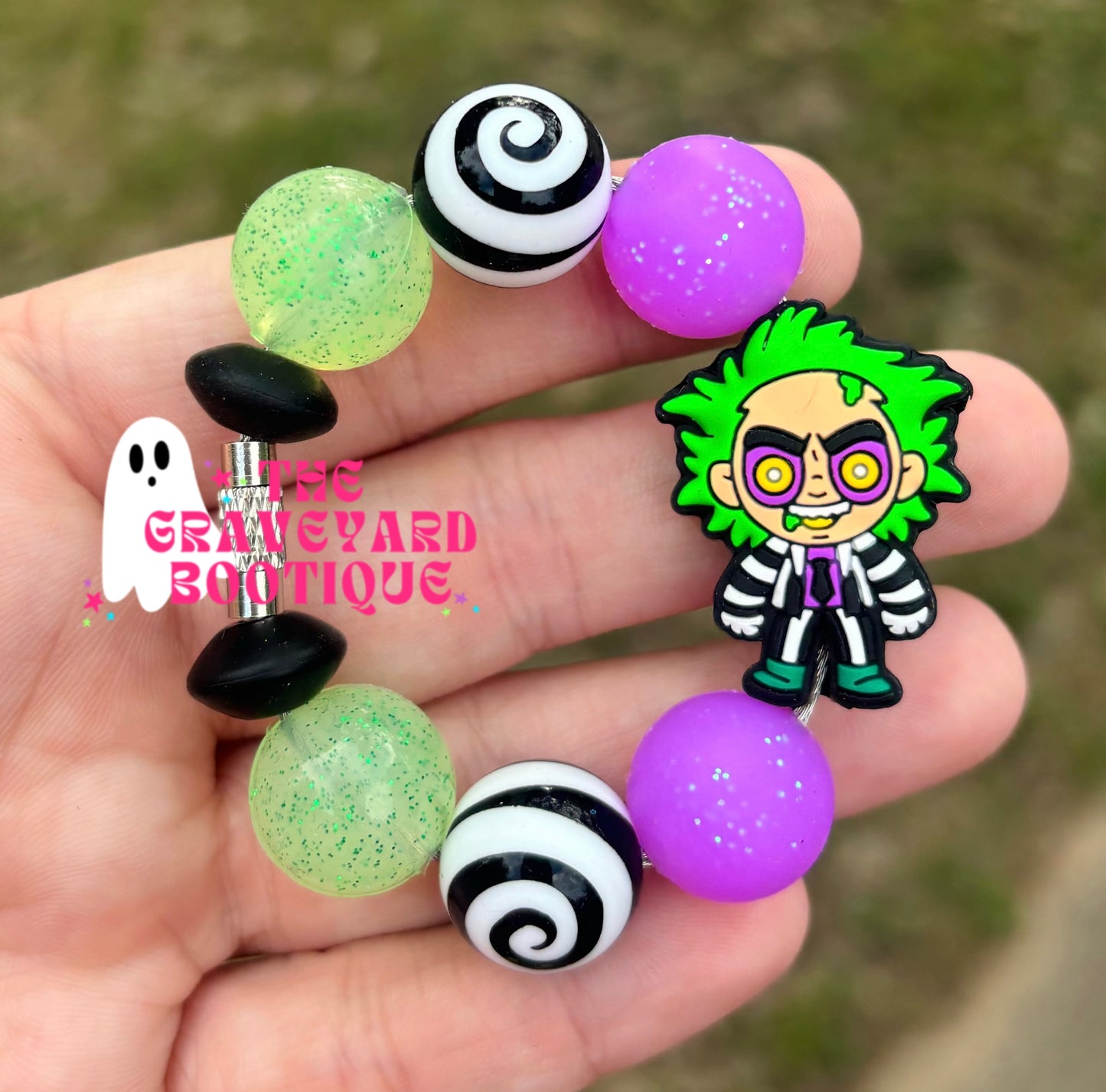 Beetle Man Tumbler Charm