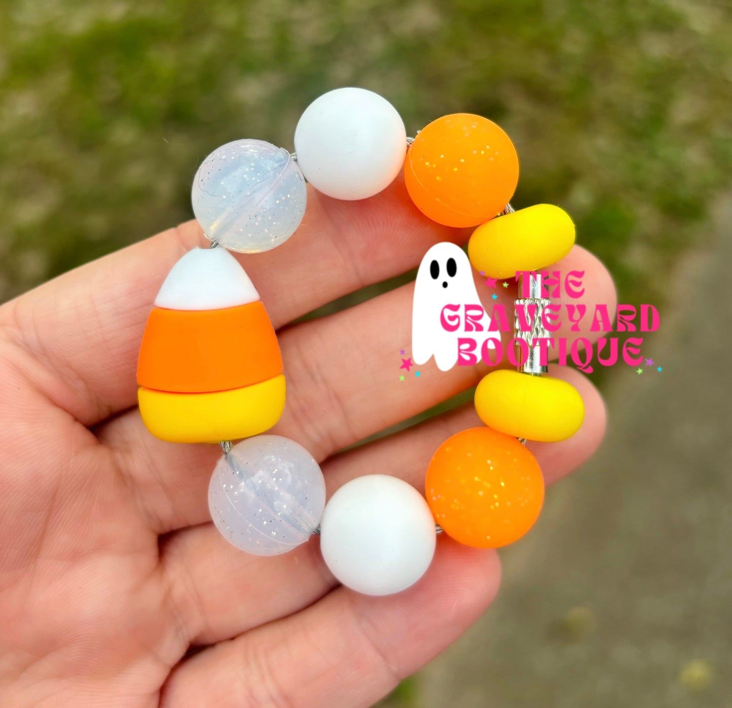 Candy Corn Tumbler Charm
