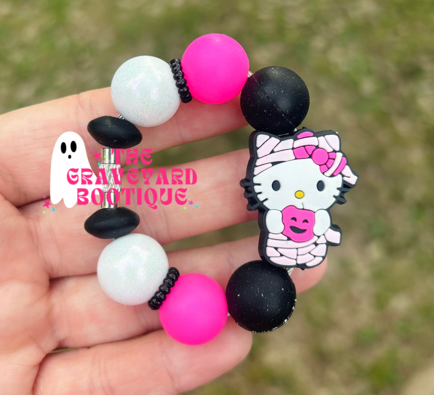 Mummy Kitty Tumbler Charm