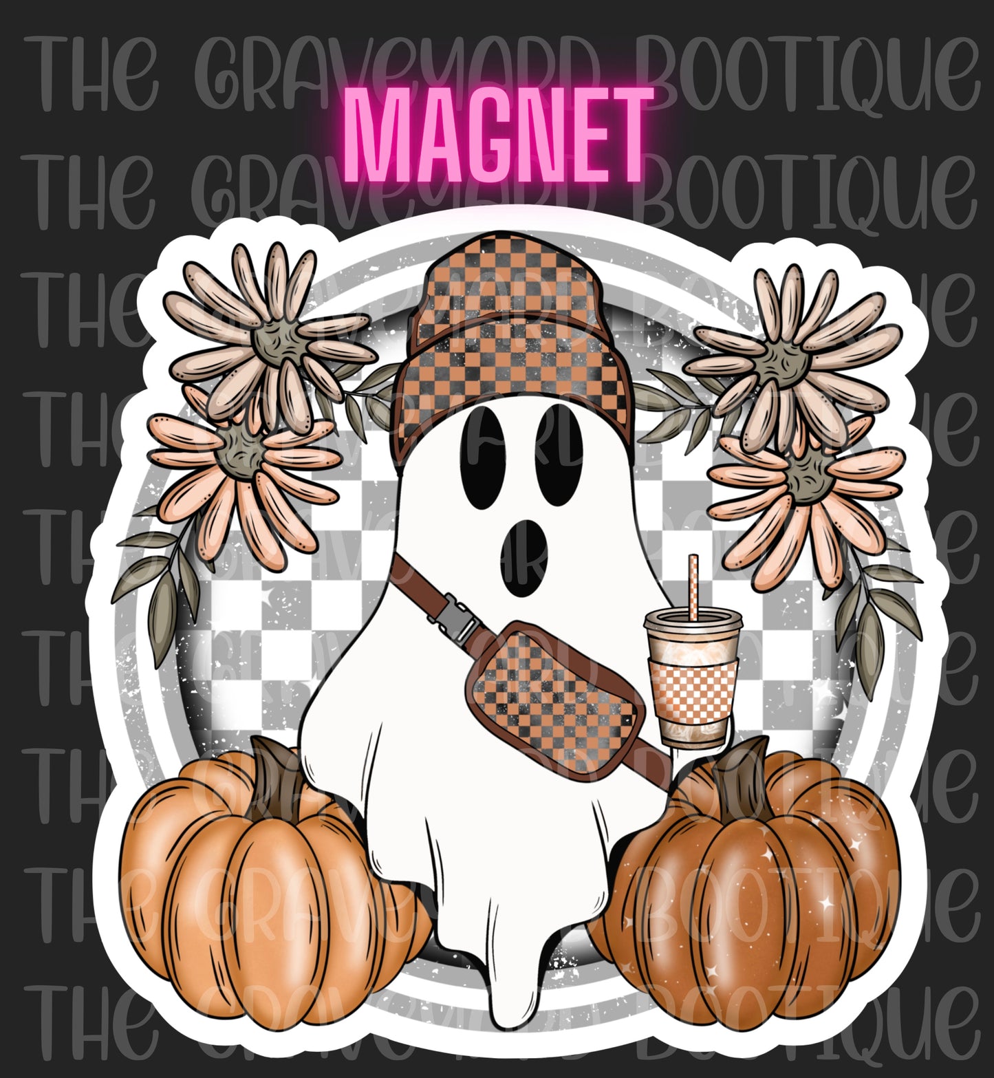 Boujee Fall Ghost Magnet