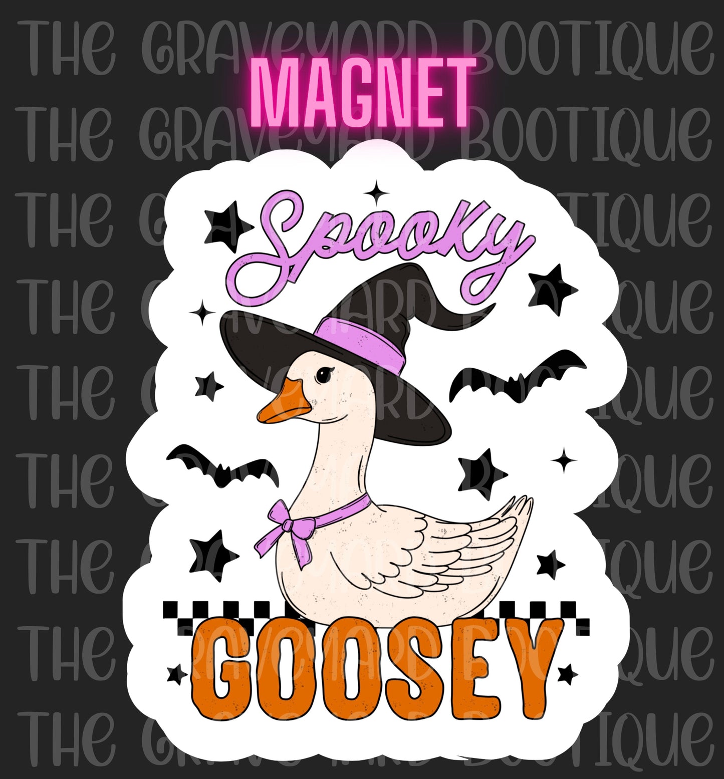 Spooky Goosey Magnet