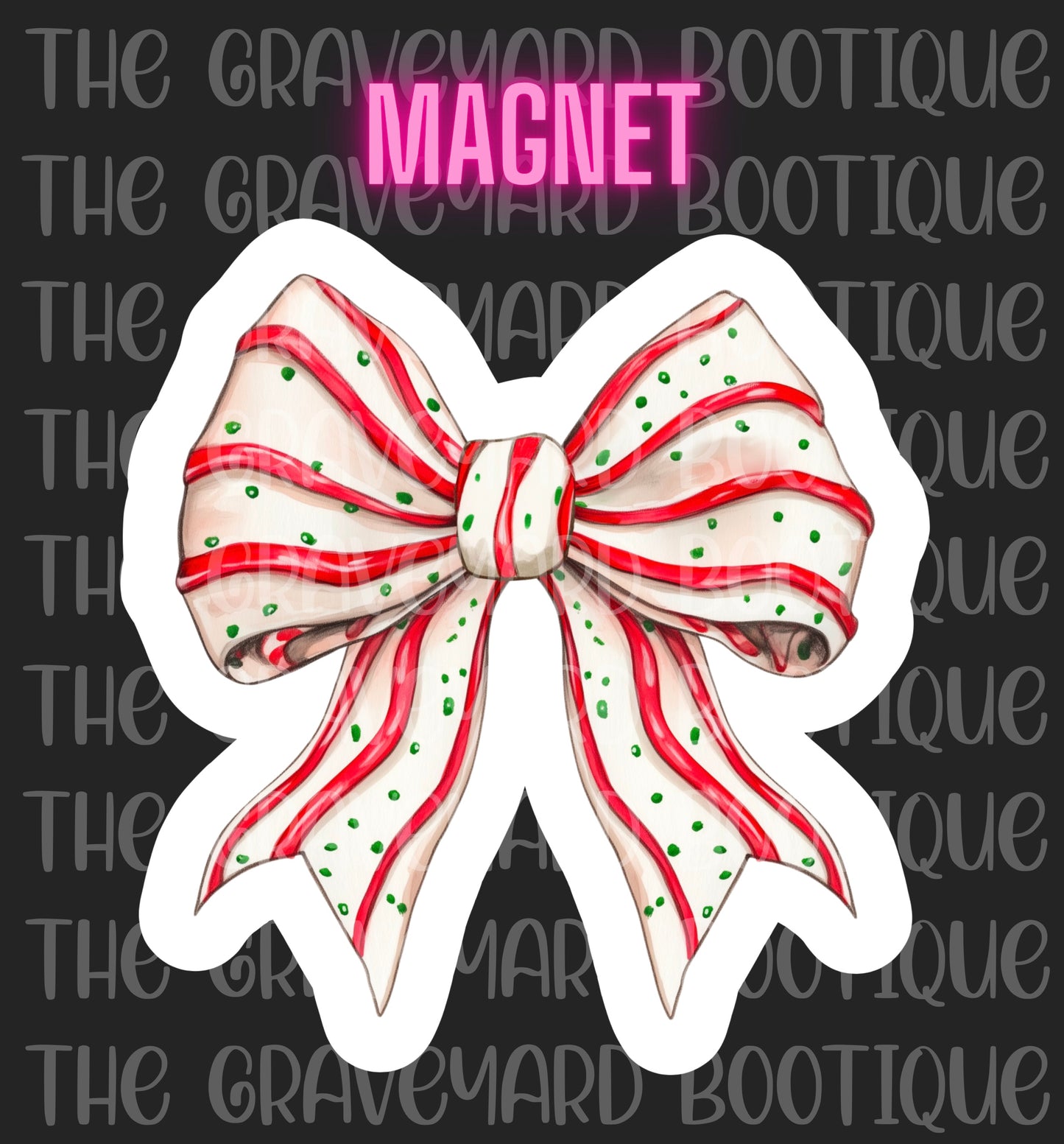 Cake Bow Magnet